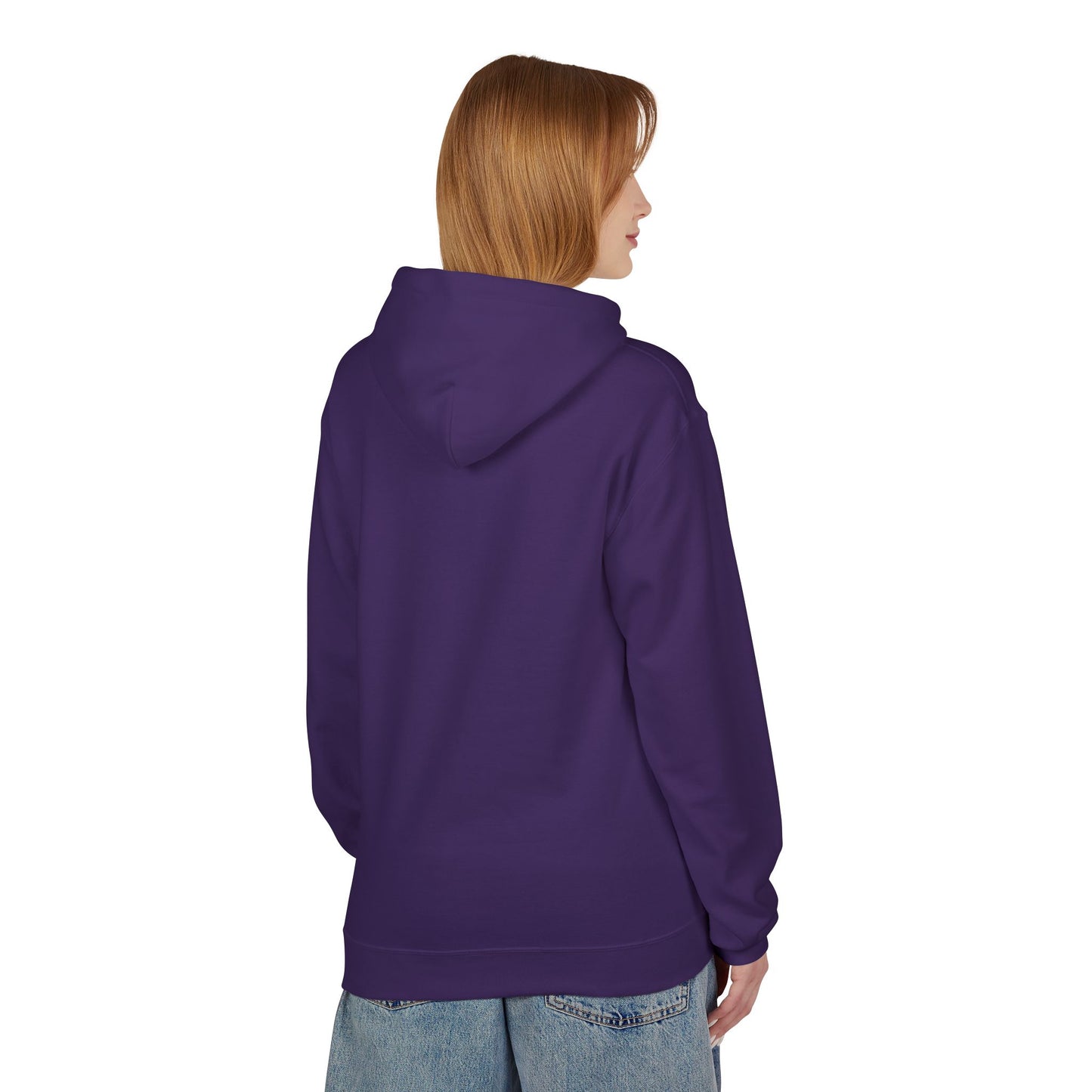 Fleece Fantasy Readers Hoodie  —"Physically Here, Mentally Fighting Battles"