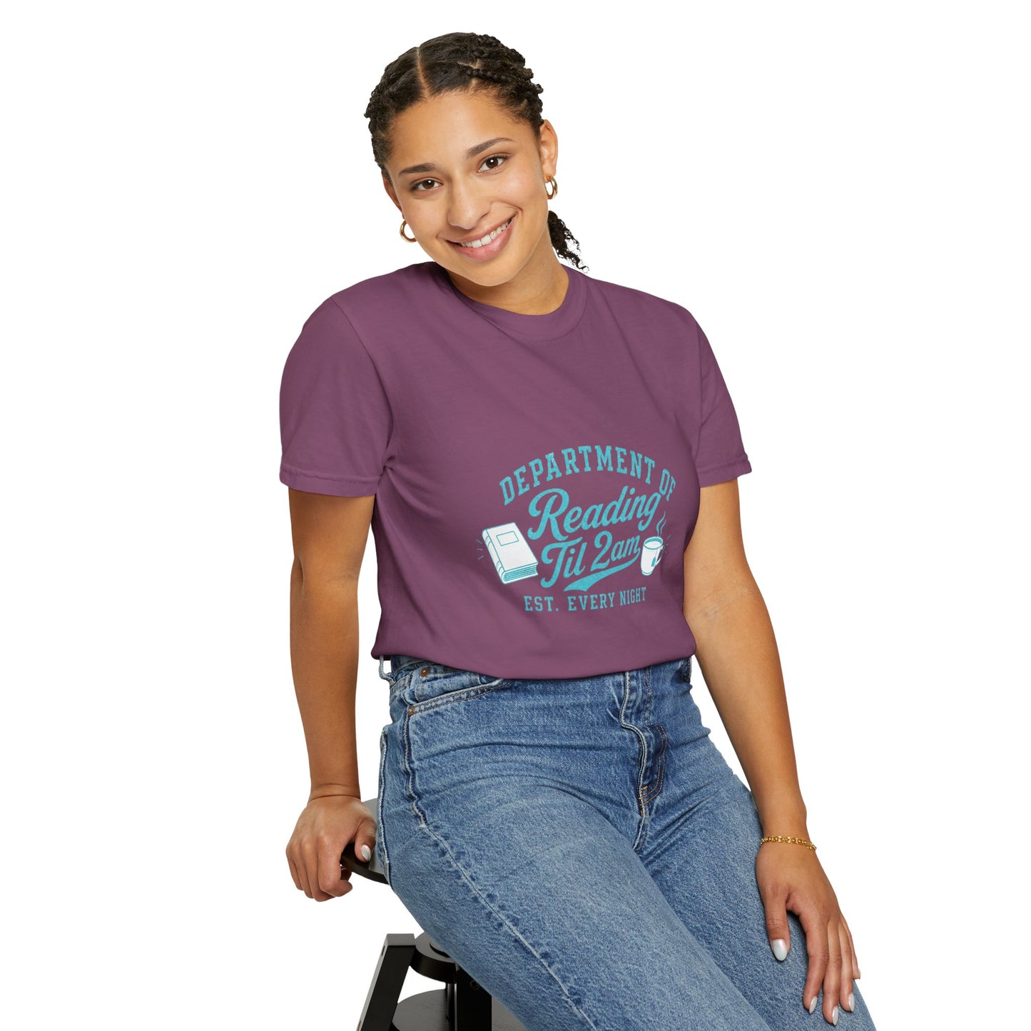 "Department of Reading 'Til 2AM: T-Shirt — Graphic Reading Tee