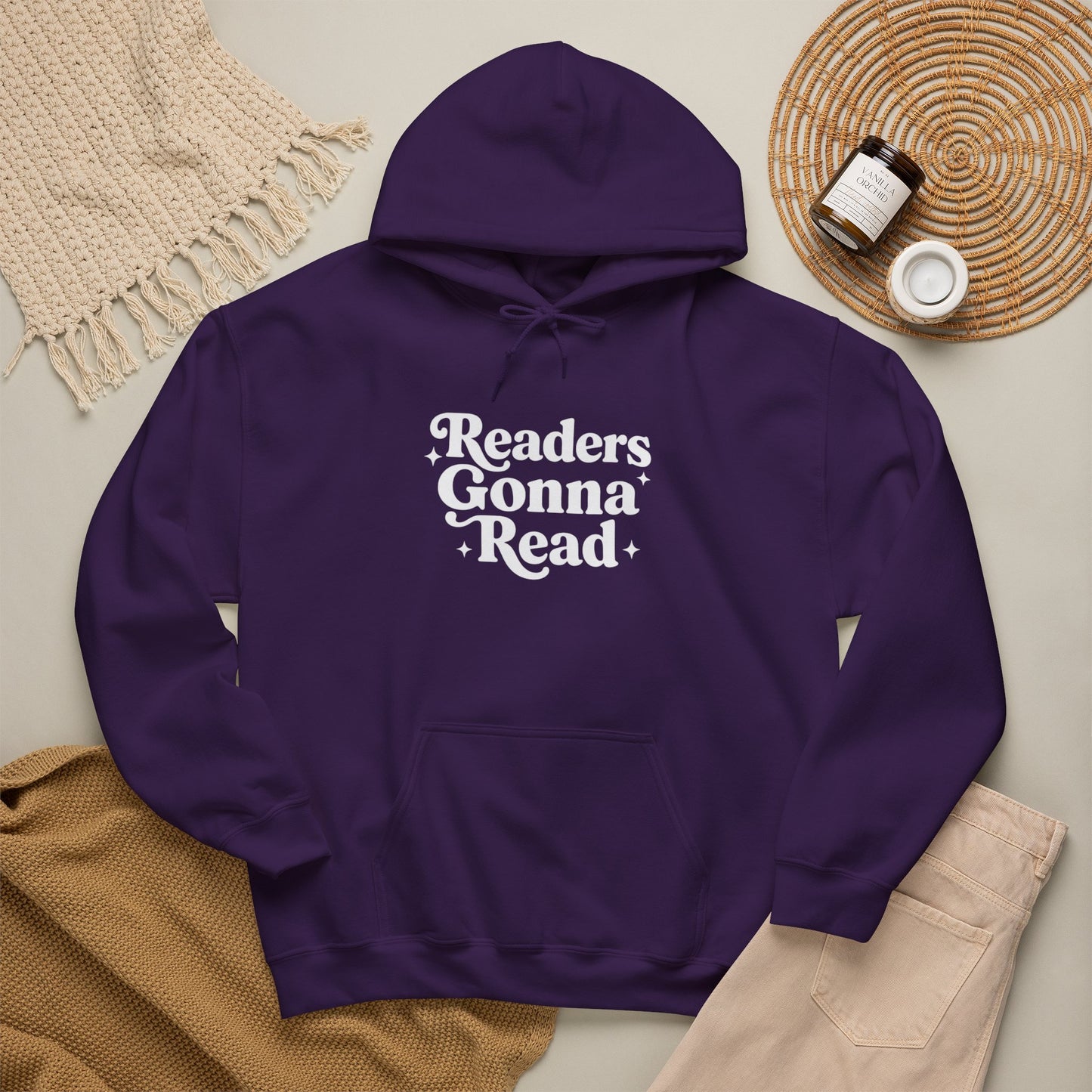 "Readers Gonna Read" Hoodie — Cozy Book Lover Pullover