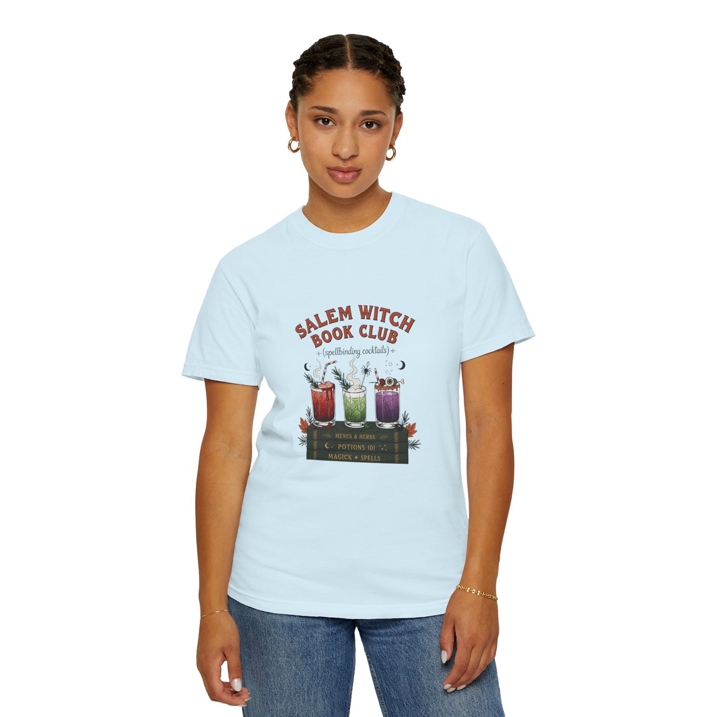 "Salem Witch Book Club" T-Shirt — Whimsical Witchy Reading Tee