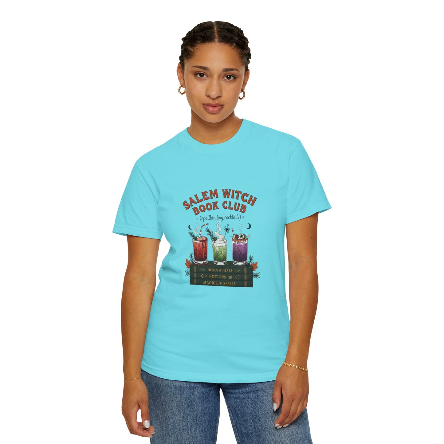 "Salem Witch Book Club" T-Shirt — Whimsical Witchy Reading Tee