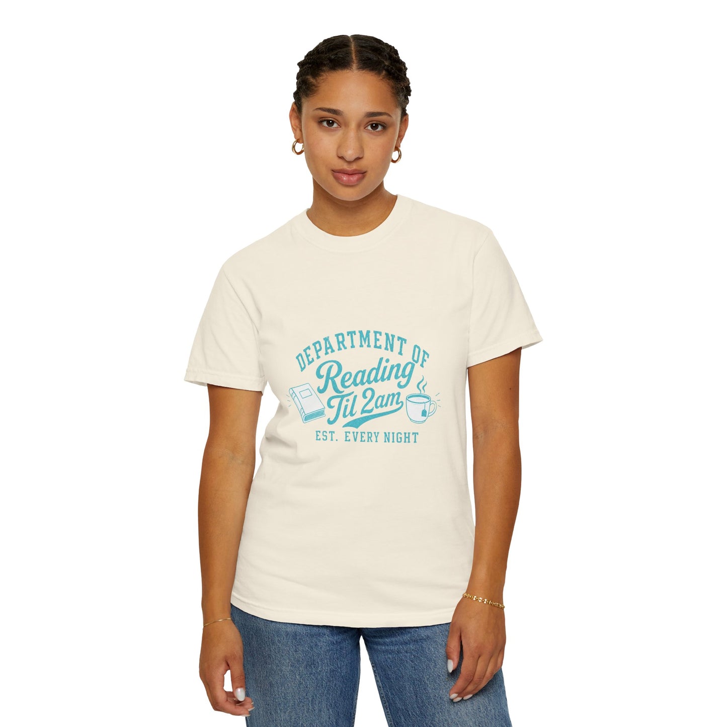 "Department of Reading 'Til 2AM: T-Shirt — Graphic Reading Tee