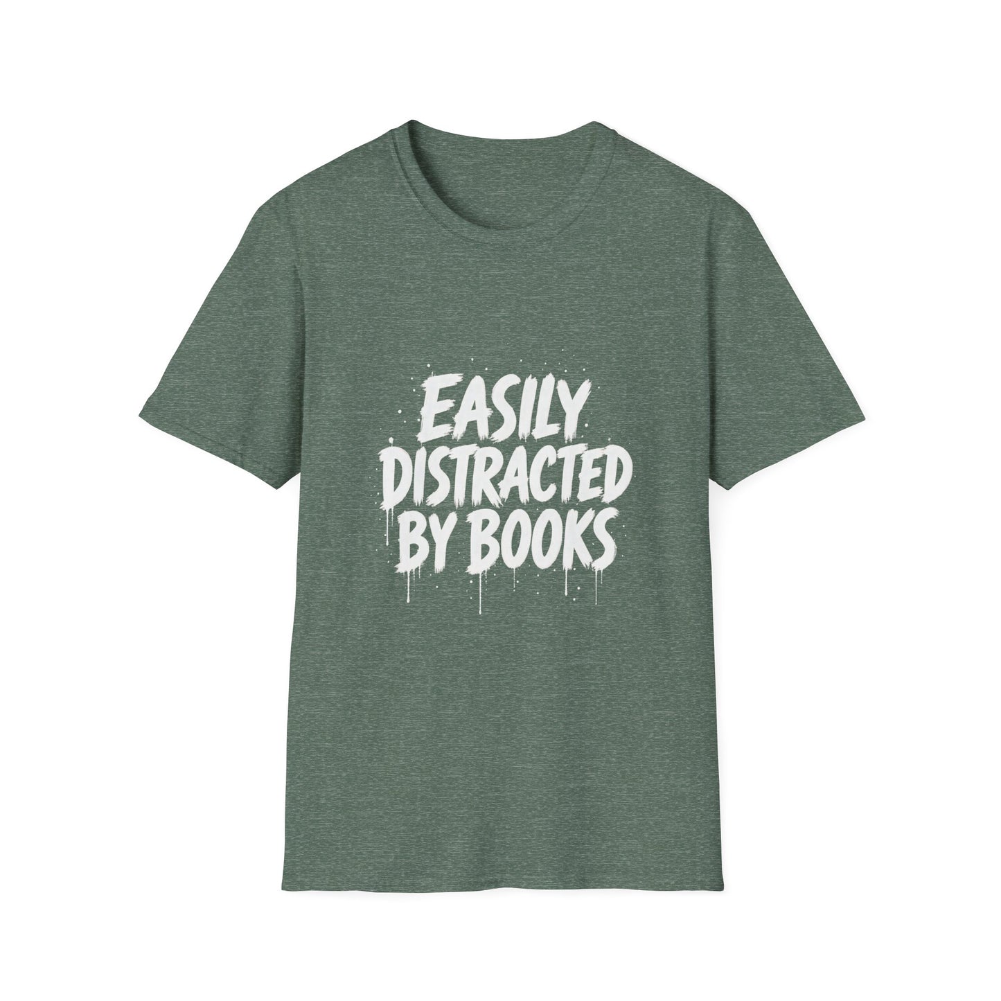 Lightweight Fabric - "Easily Distracted by Books" T‑Shirt