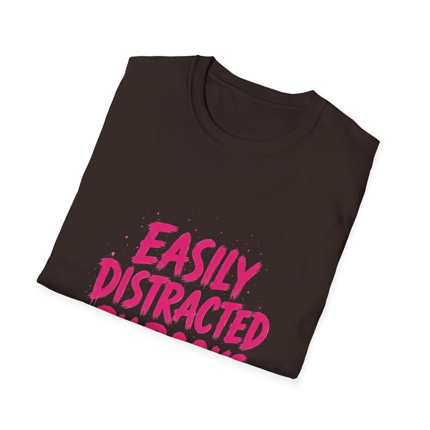 Lightweight Fabric - "Easily Distracted by Books" T‑Shirt