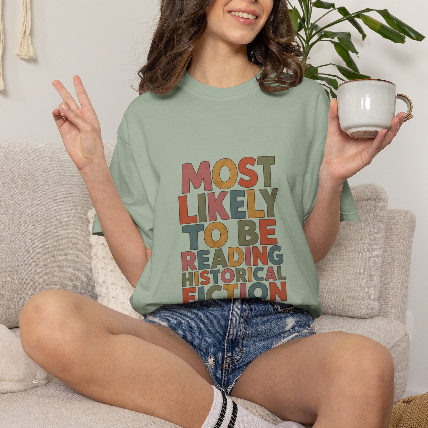 Historical Fiction Reader T-Shirt — "Most Likely to Be Reading Historical Fiction"