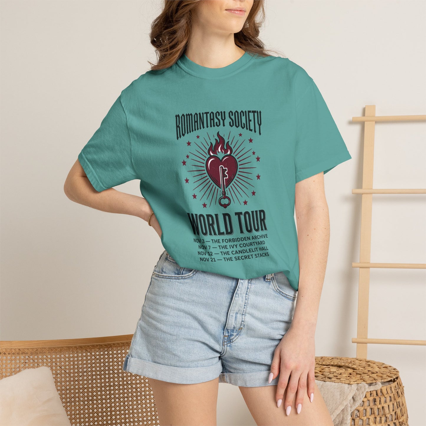 "Romantasy Society World Tour" Graphic T-Shirt