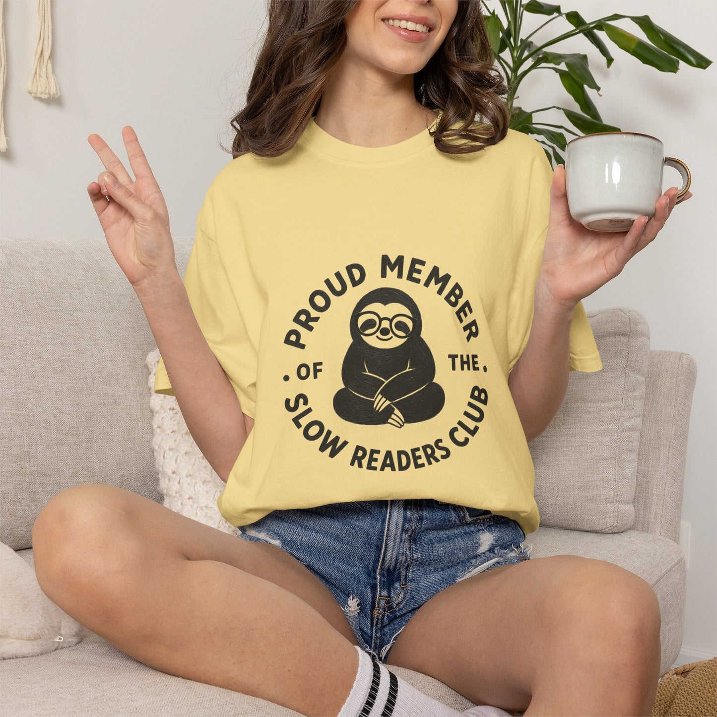 "Proud Member of the Slow Readers Club" Graphic Tee