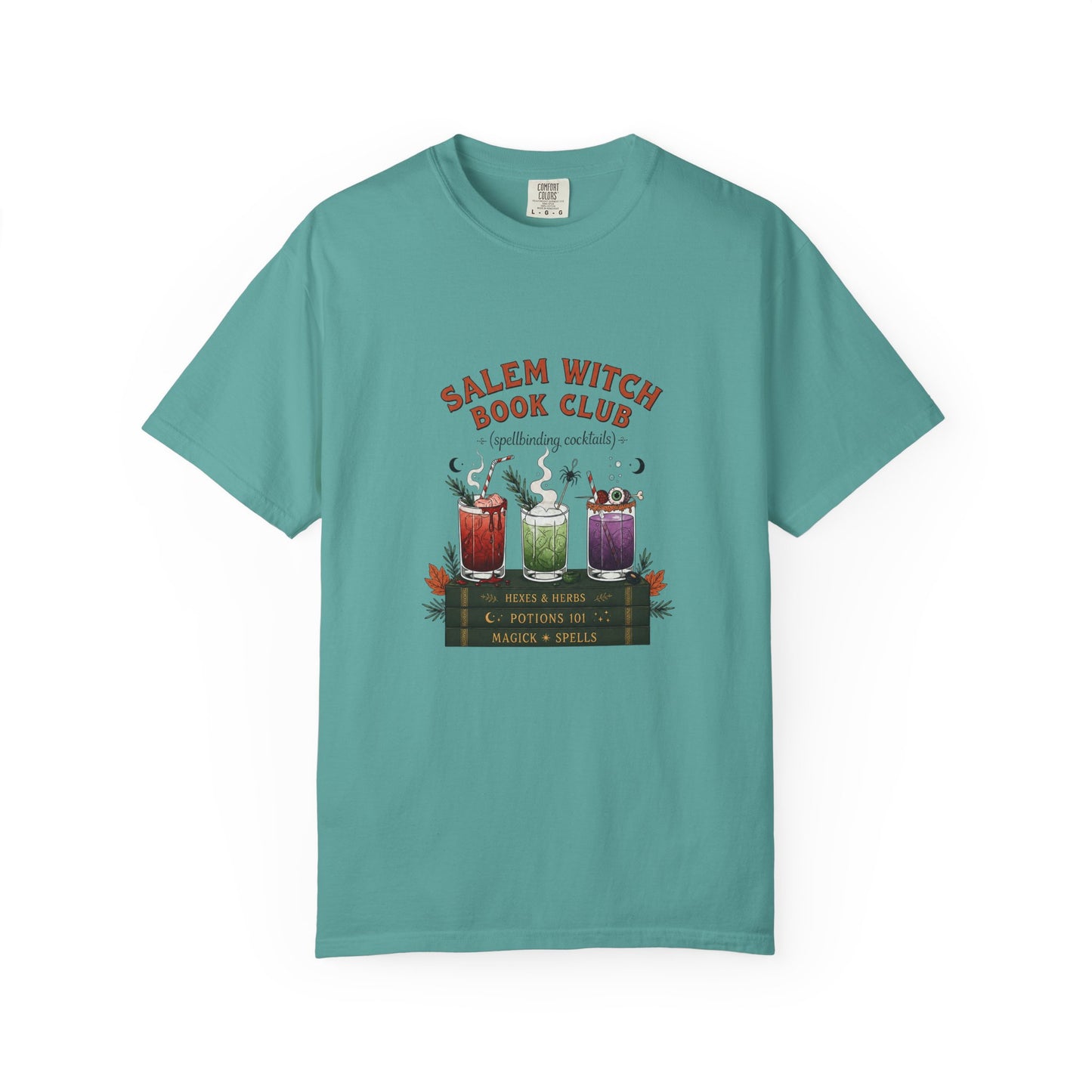 "Salem Witch Book Club" T-Shirt — Whimsical Witchy Reading Tee