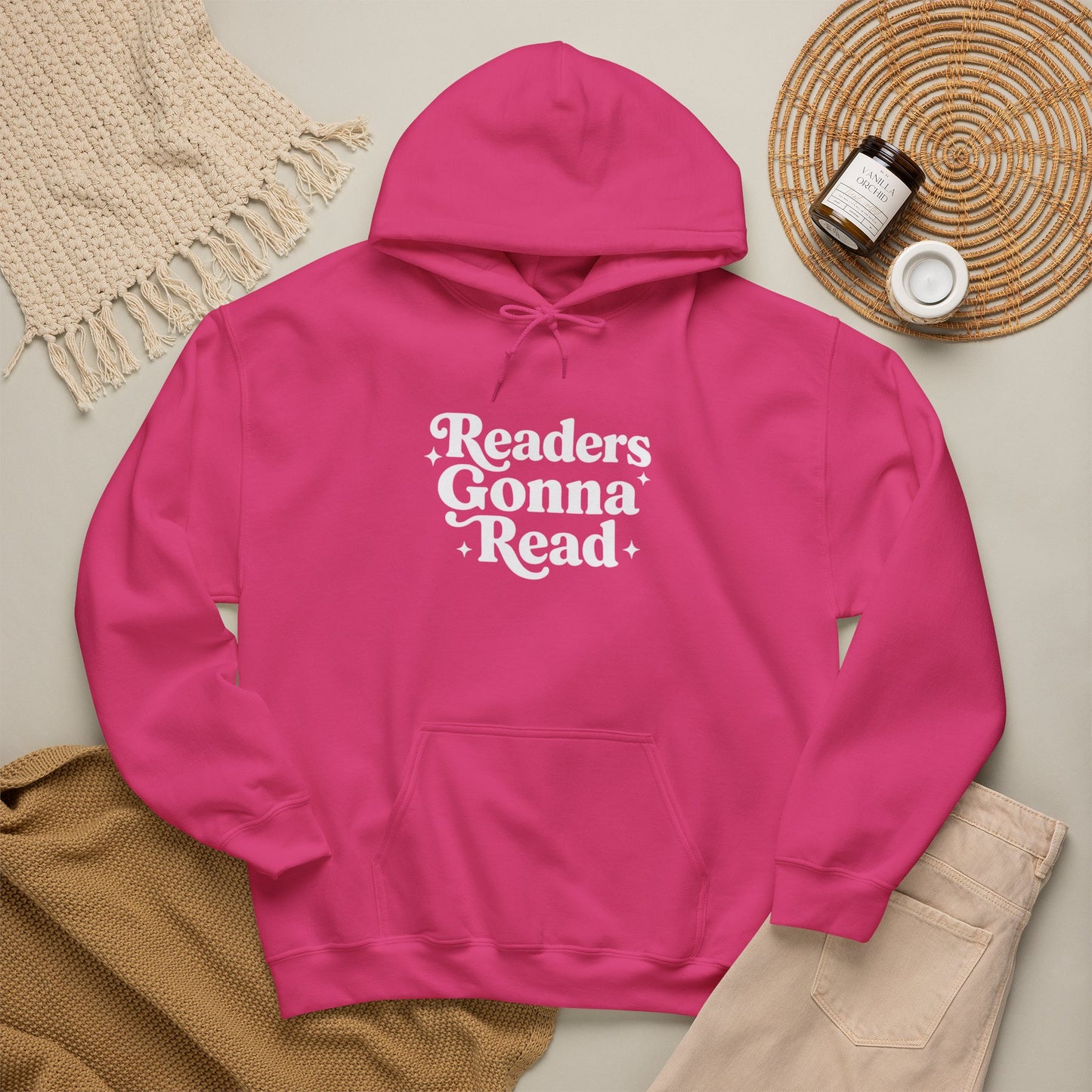 "Readers Gonna Read" Hoodie — Cozy Book Lover Pullover