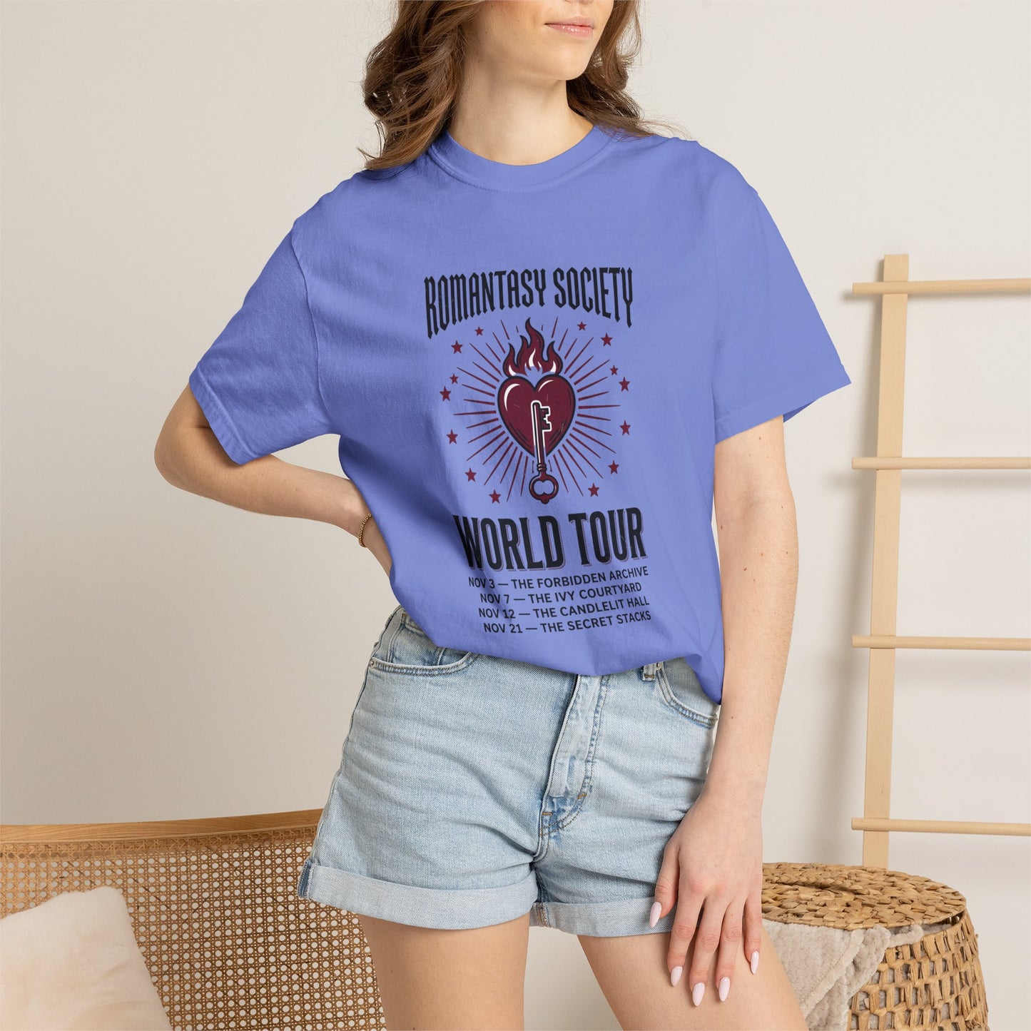 "Romantasy Society World Tour" Graphic T-Shirt