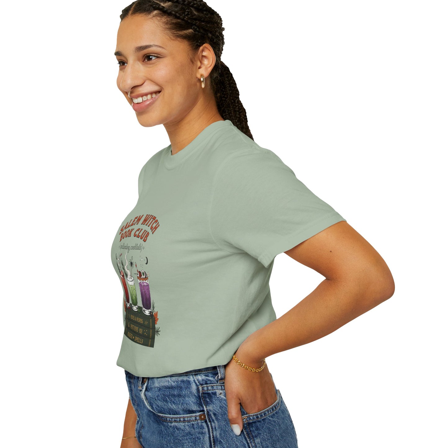 "Salem Witch Book Club" T-Shirt — Whimsical Witchy Reading Tee