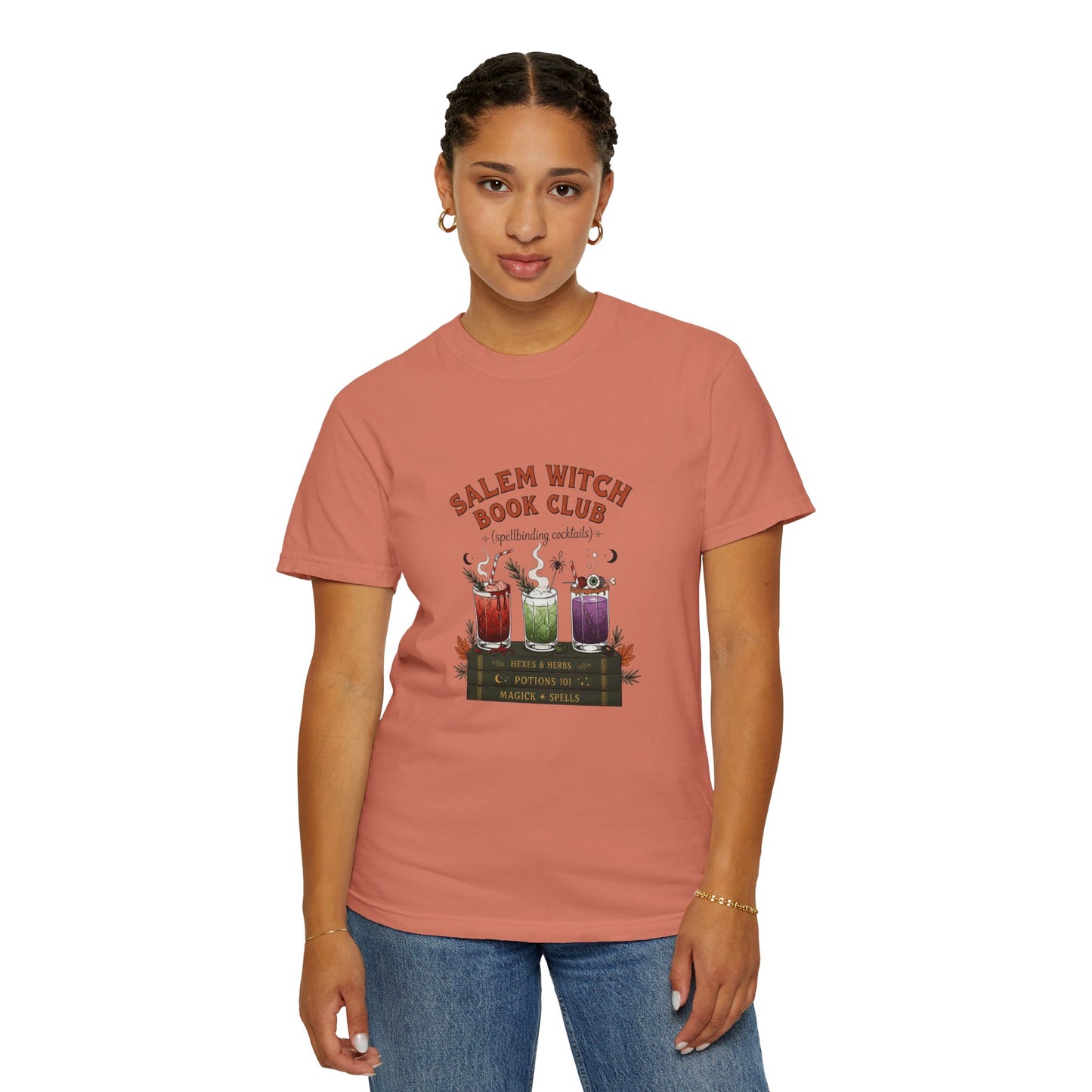 "Salem Witch Book Club" T-Shirt — Whimsical Witchy Reading Tee
