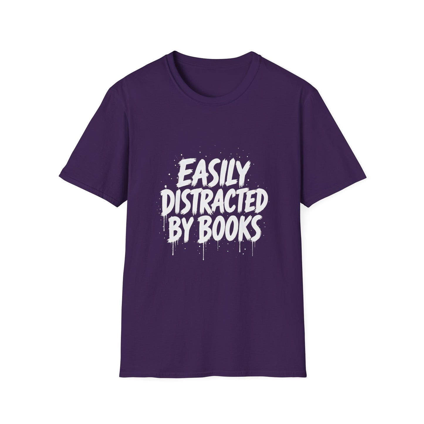 Lightweight Fabric - "Easily Distracted by Books" T‑Shirt