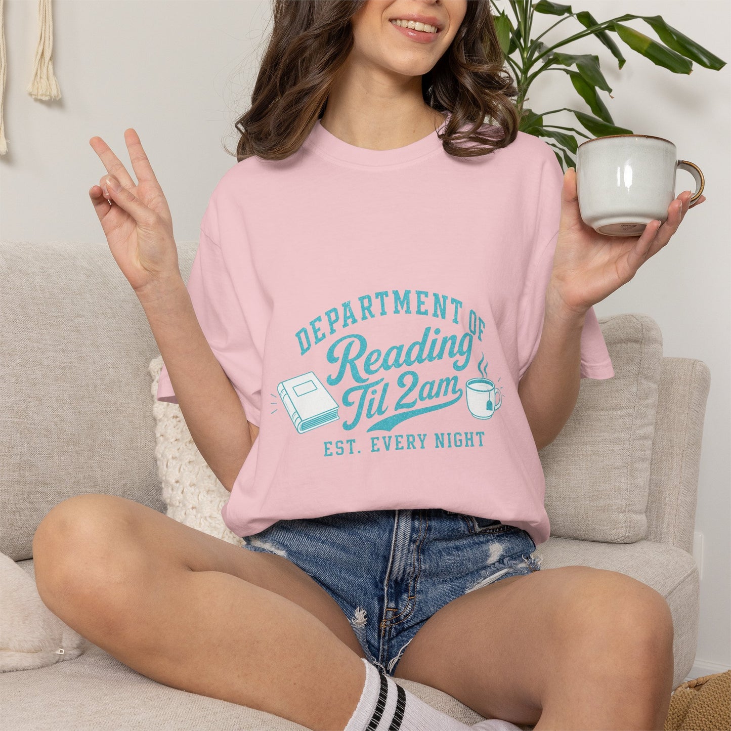 "Department of Reading 'Til 2AM: T-Shirt — Graphic Reading Tee
