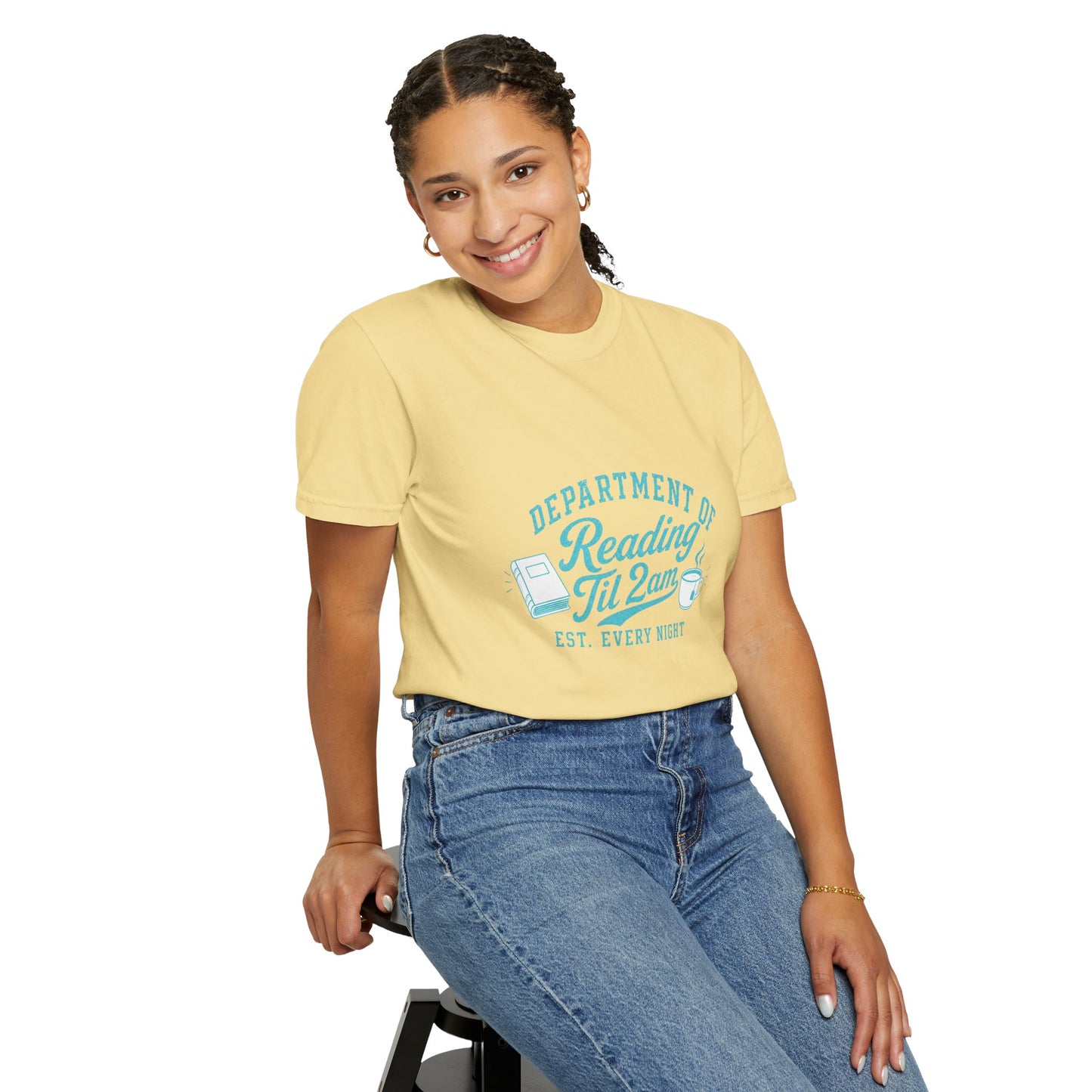 "Department of Reading 'Til 2AM: T-Shirt — Graphic Reading Tee