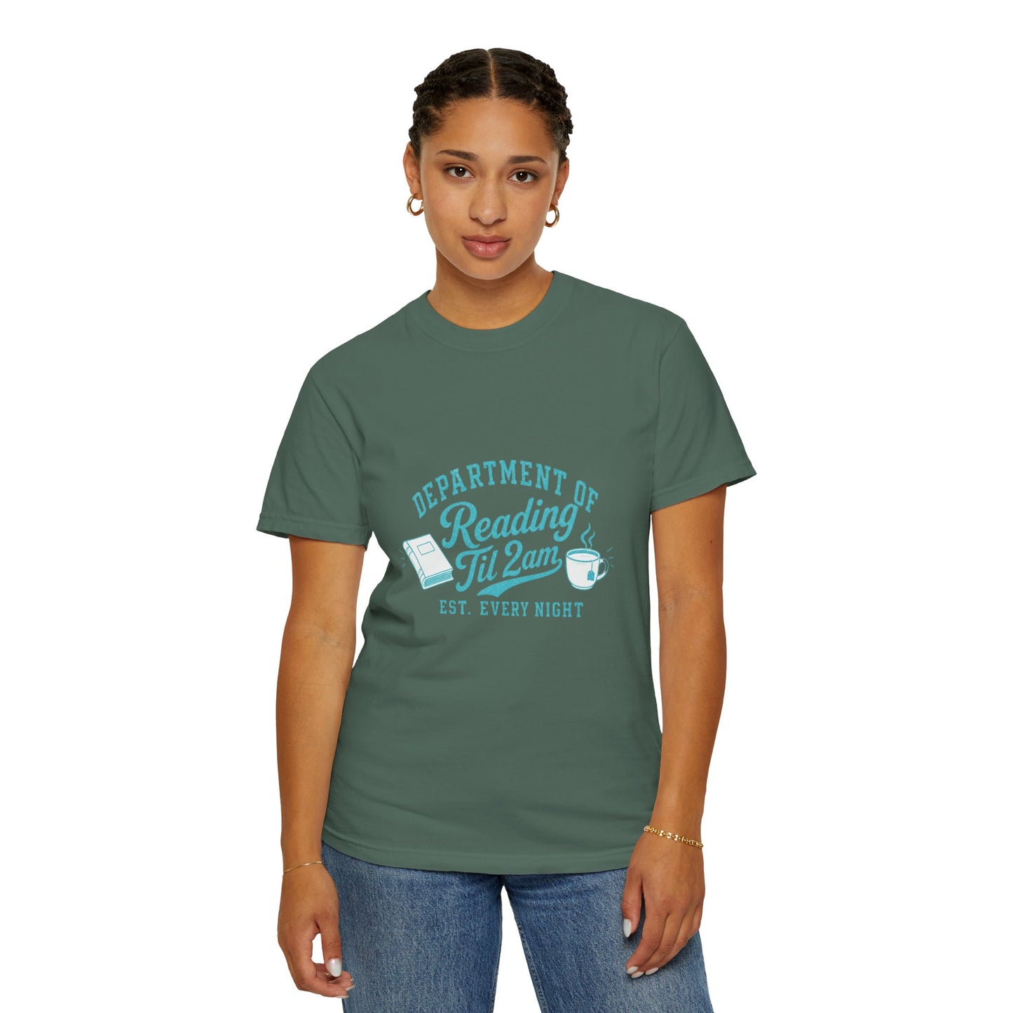 "Department of Reading 'Til 2AM: T-Shirt — Graphic Reading Tee