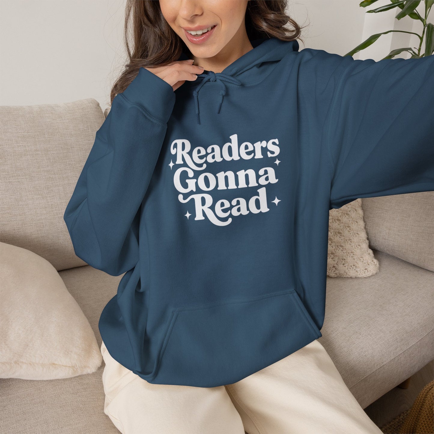 "Readers Gonna Read" Hoodie — Cozy Book Lover Pullover