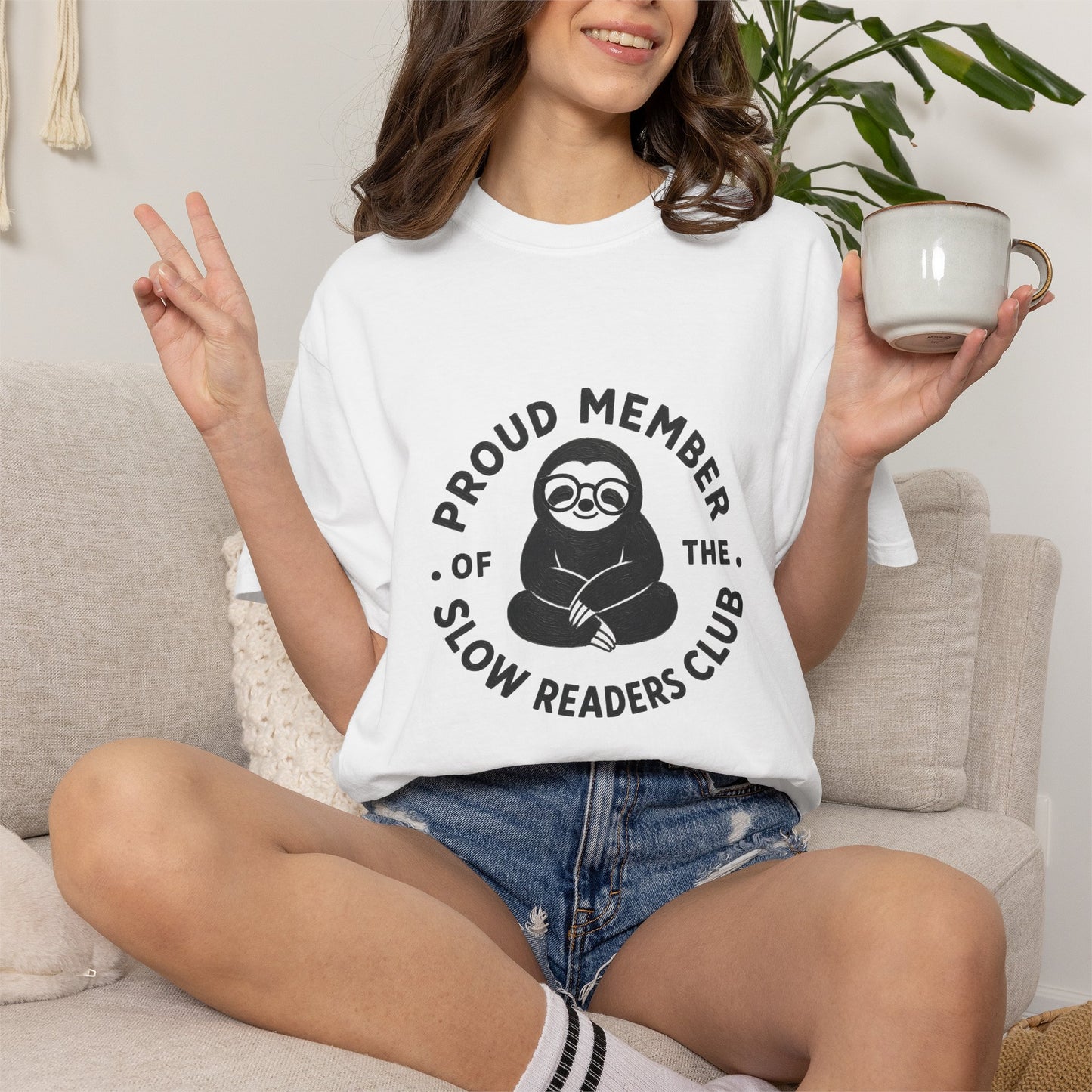 "Proud Member of the Slow Readers Club" Graphic Tee