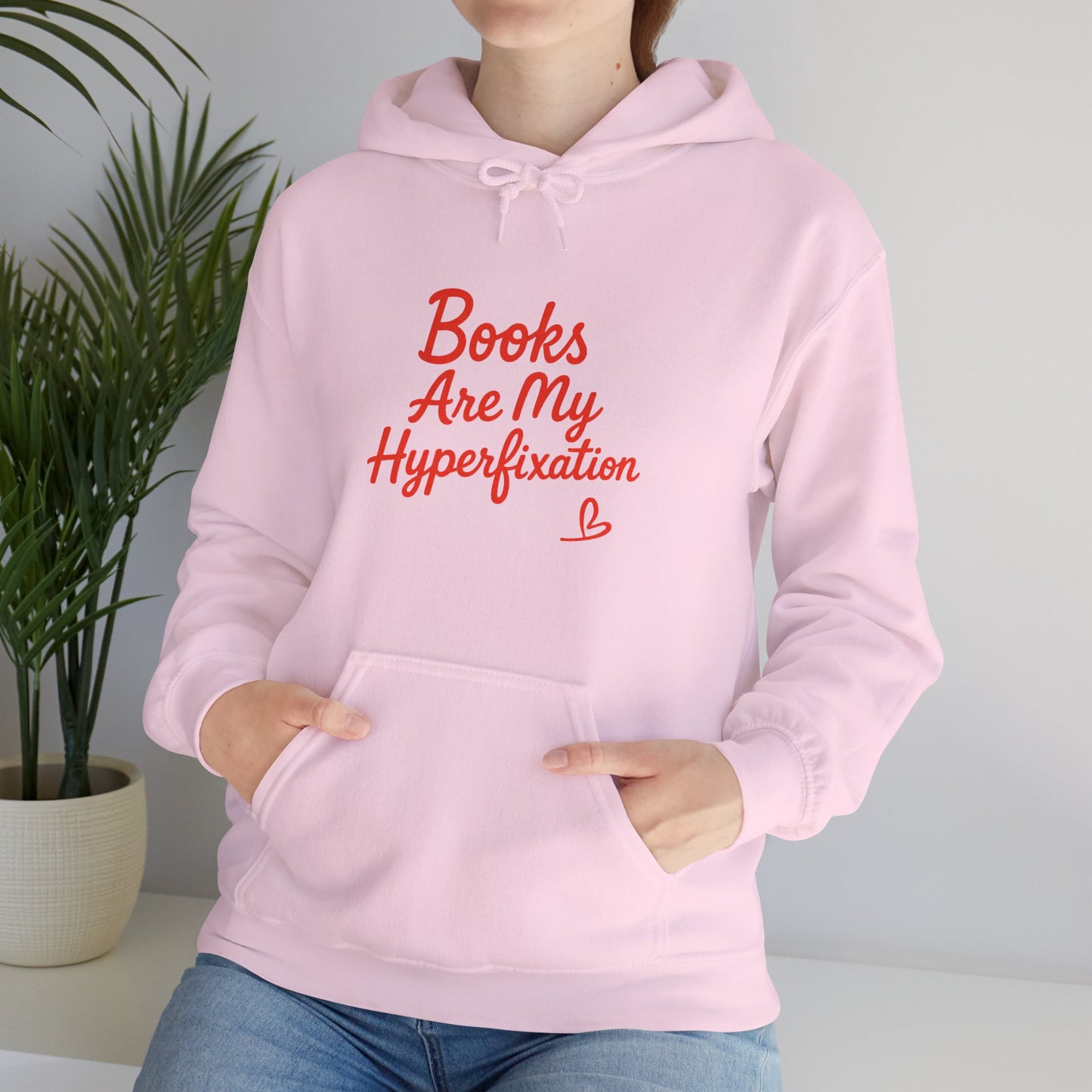 "Books Are My Hyperfixation" Neurospicy Bookish Hoodie