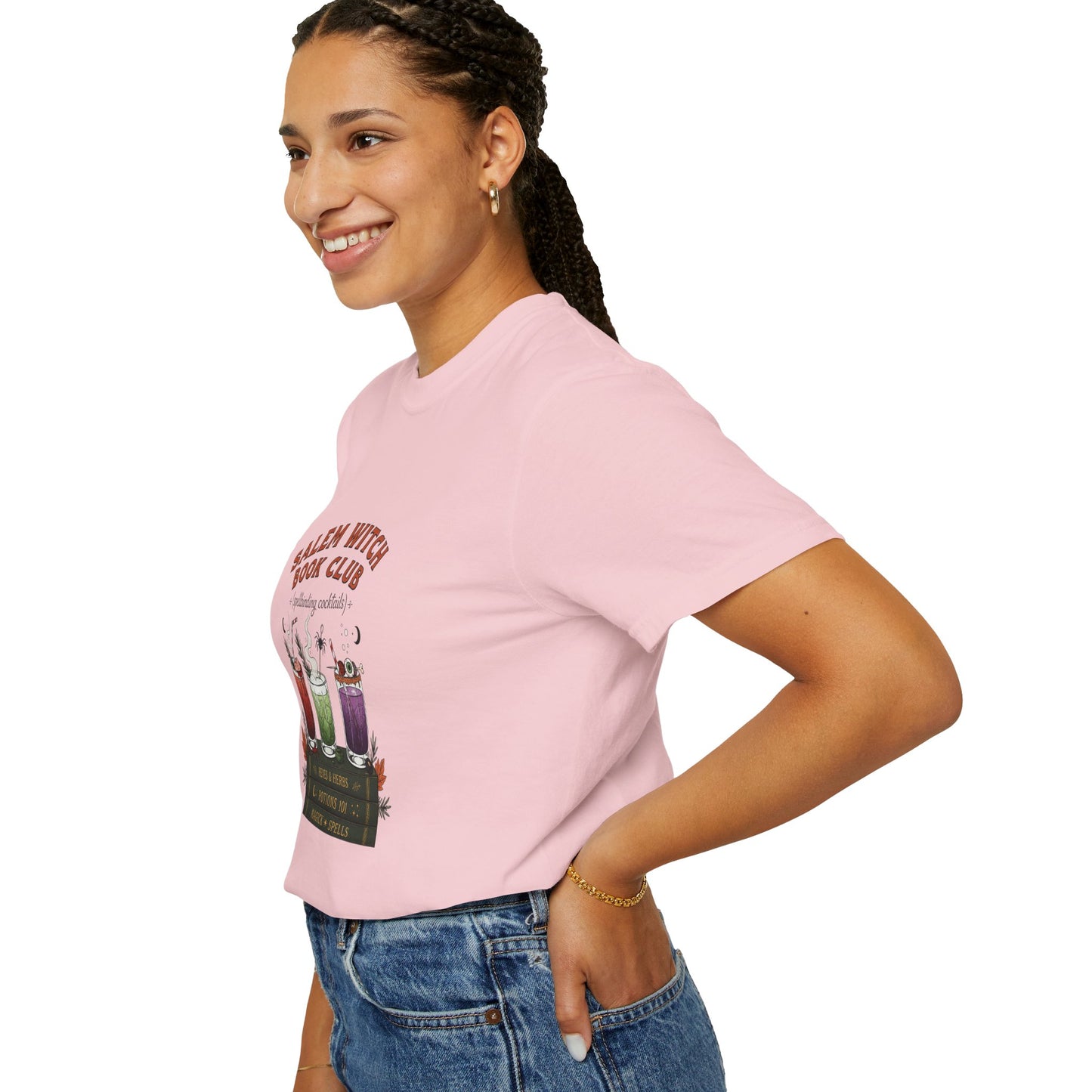 "Salem Witch Book Club" T-Shirt — Whimsical Witchy Reading Tee