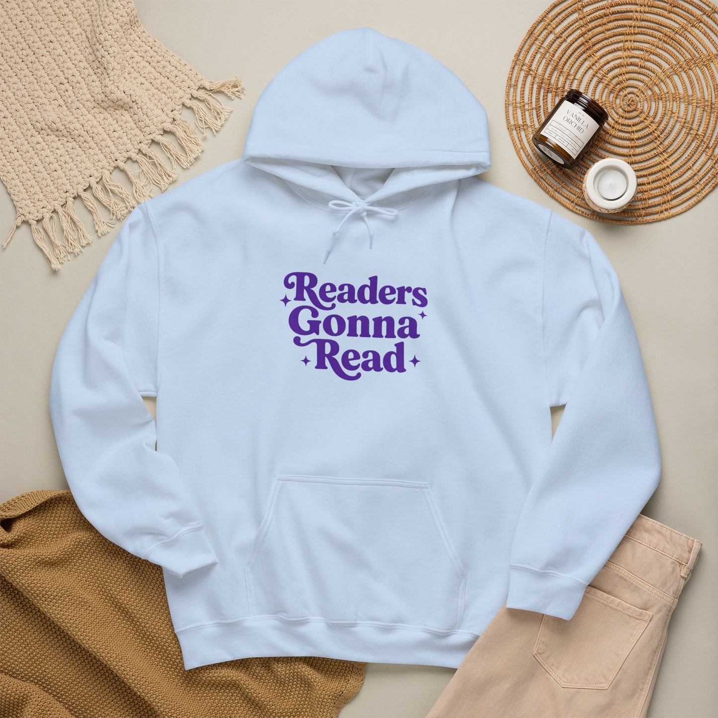 "Readers Gonna Read" Hoodie — Cozy Book Lover Pullover