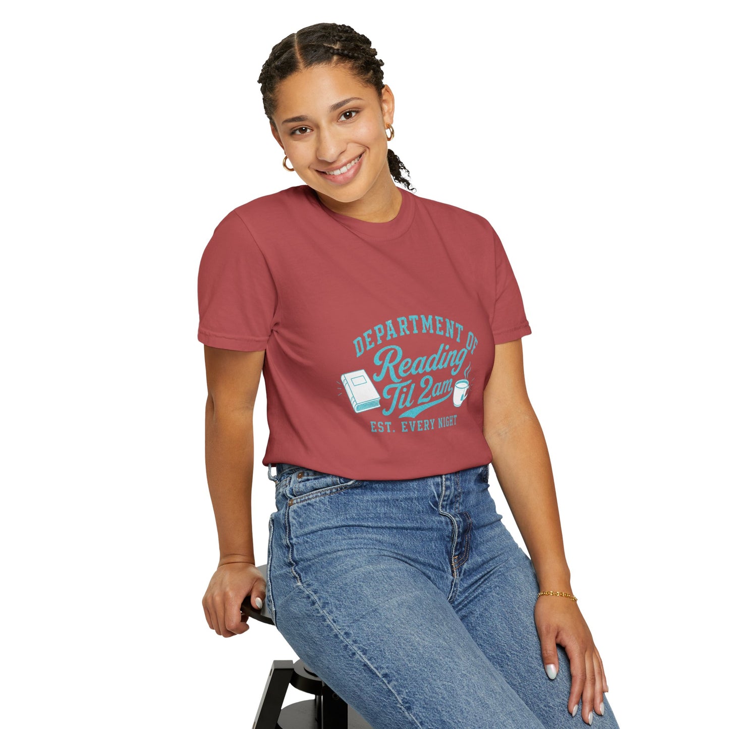 "Department of Reading 'Til 2AM: T-Shirt — Graphic Reading Tee