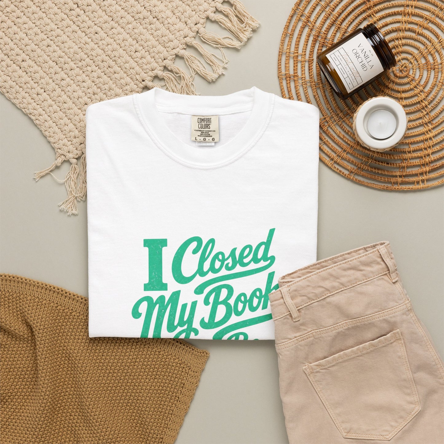 "I Closed My Book To Be Here" T-Shirt — Funny Reader Shirt for Book Lovers