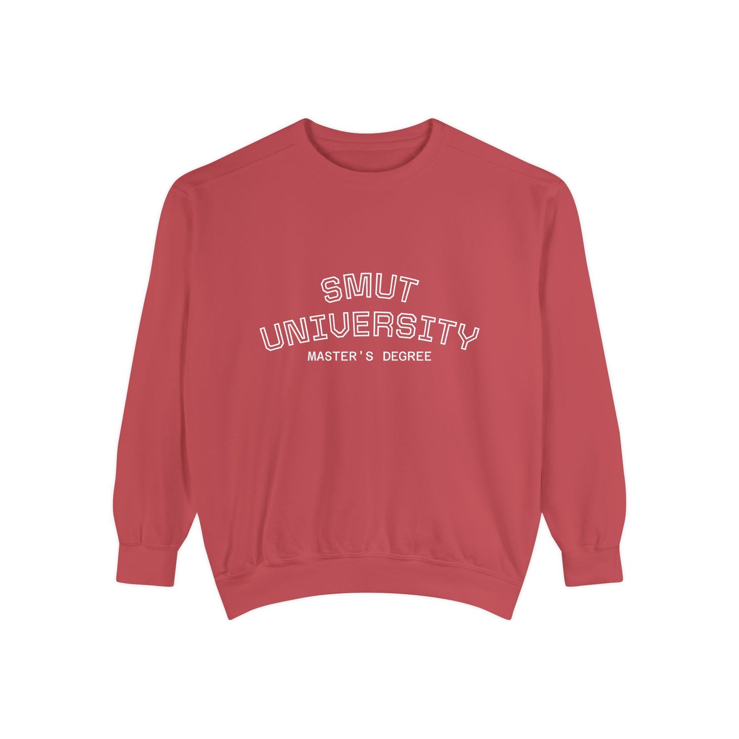 "Smut University Master's Degree" Bookish Garment-Dyed Crewneck Sweatshirt