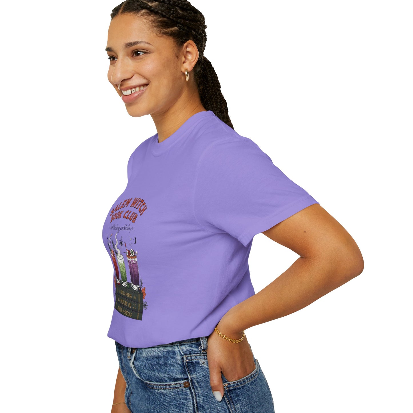 "Salem Witch Book Club" T-Shirt — Whimsical Witchy Reading Tee