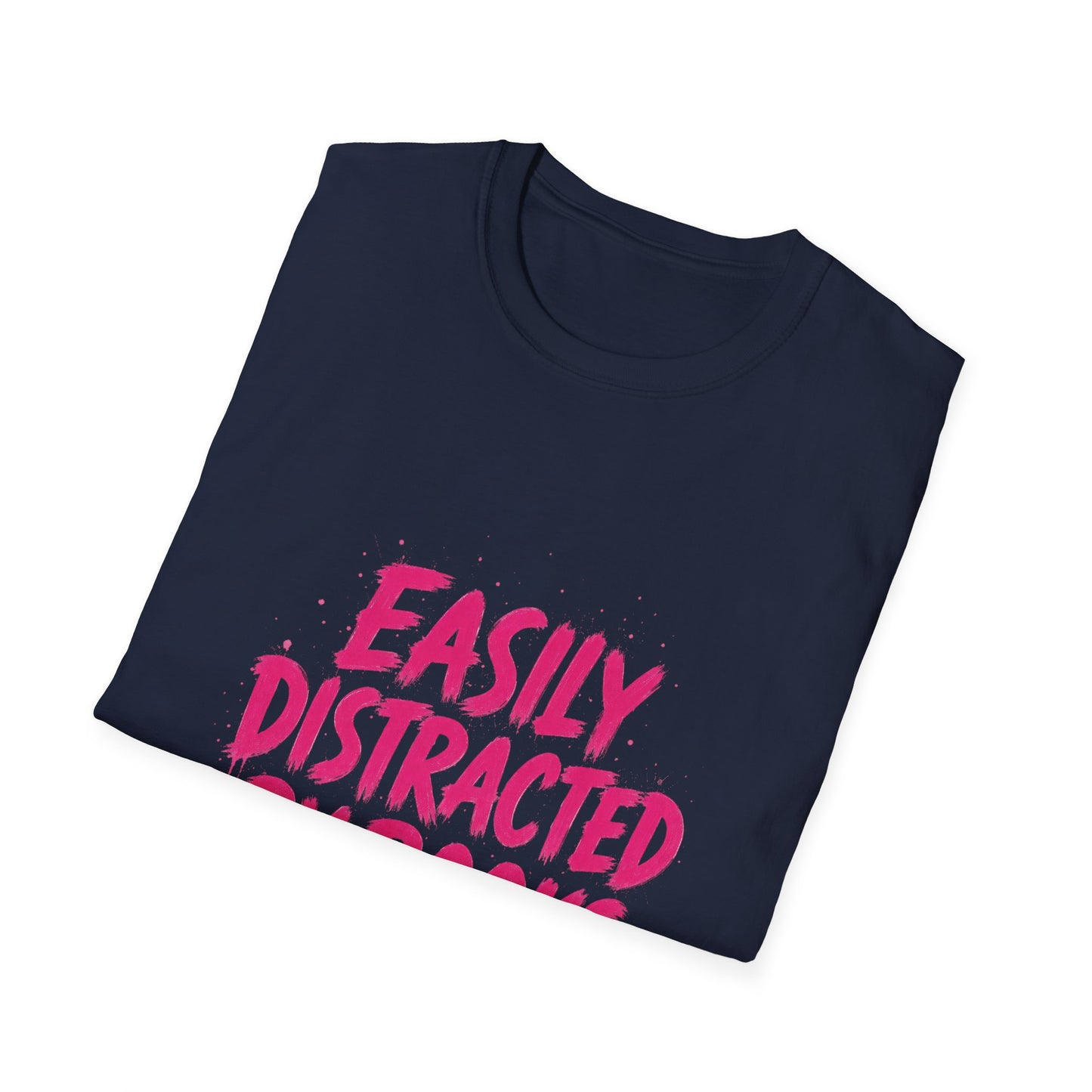 Lightweight Fabric - "Easily Distracted by Books" T‑Shirt