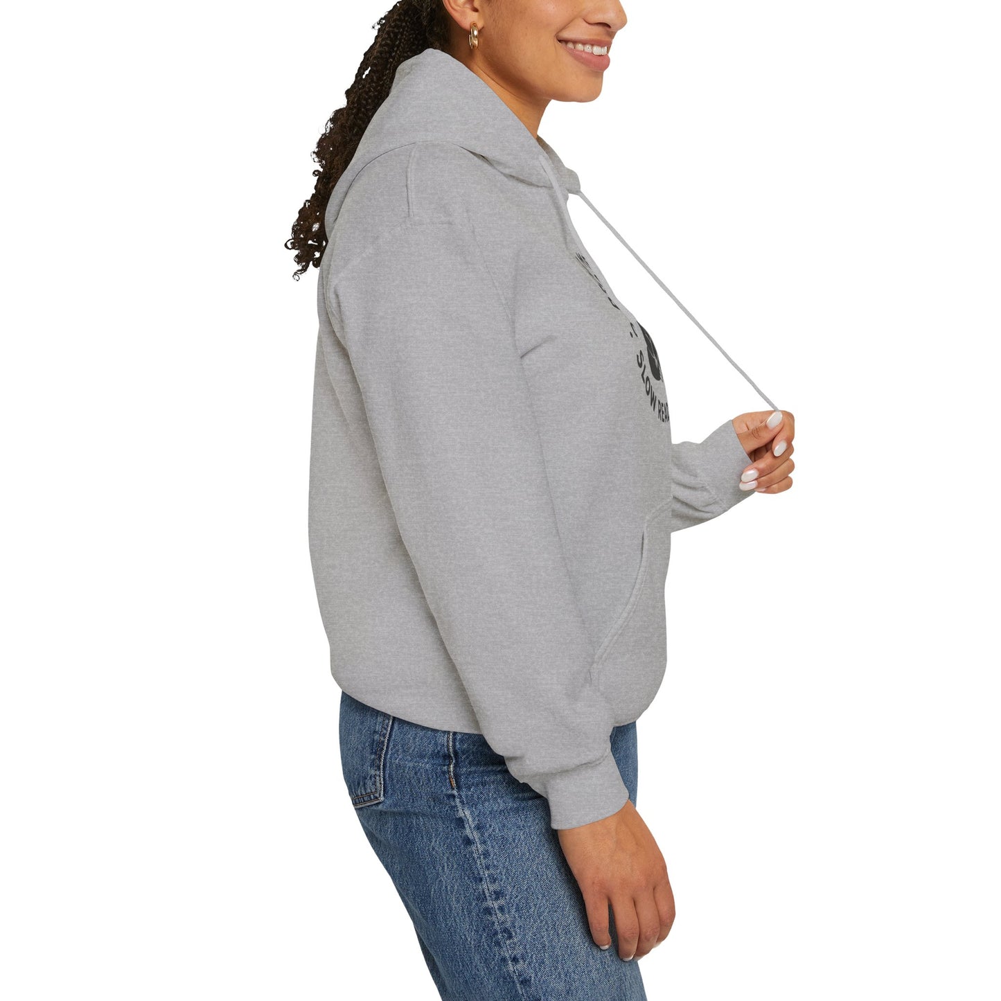 "Proud Member of the Slow Readers Club" Sloth Reading Hoodie