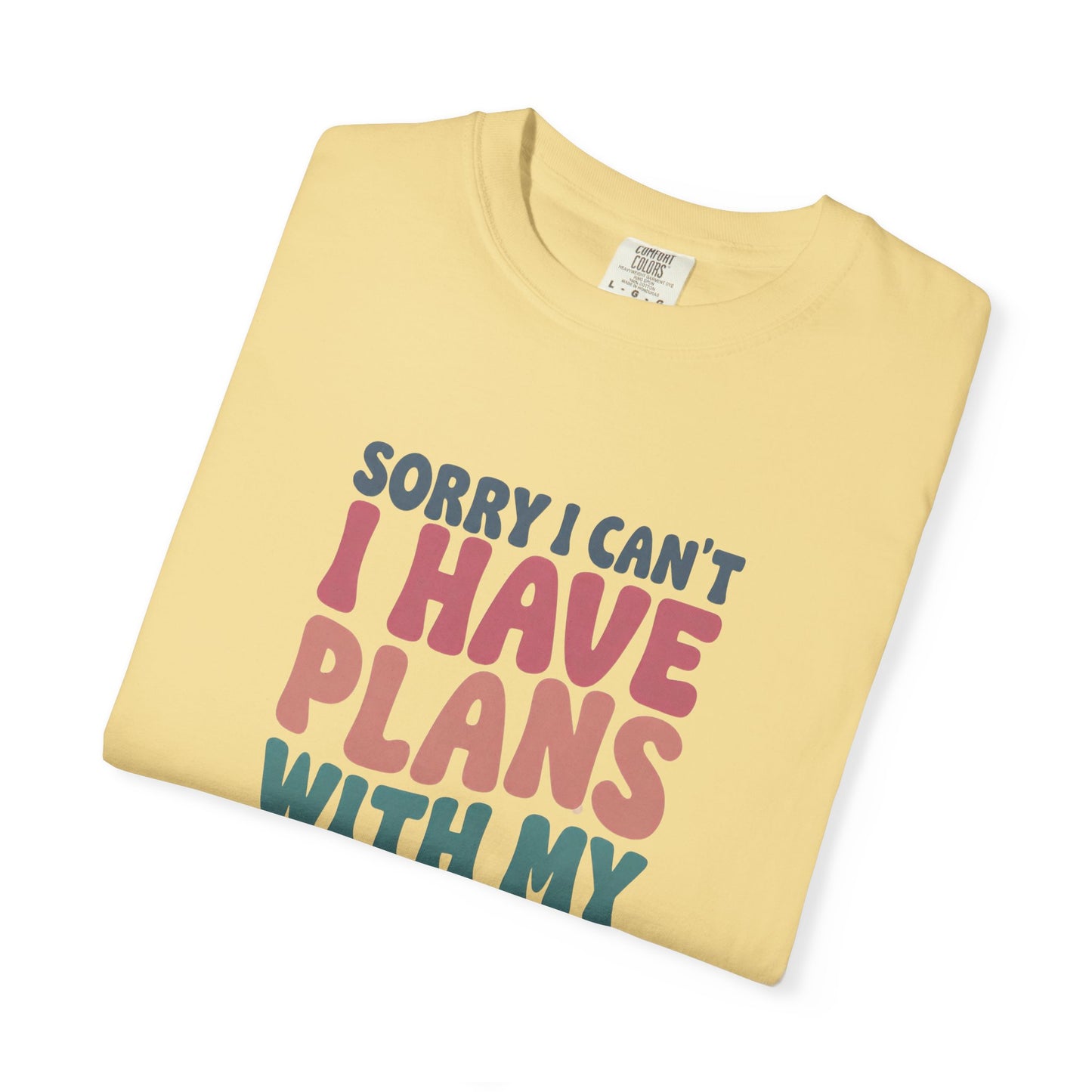 Book Lover T-Shirt — "Sorry I Can't, I Have Plans With My Books" Graphic Tee
