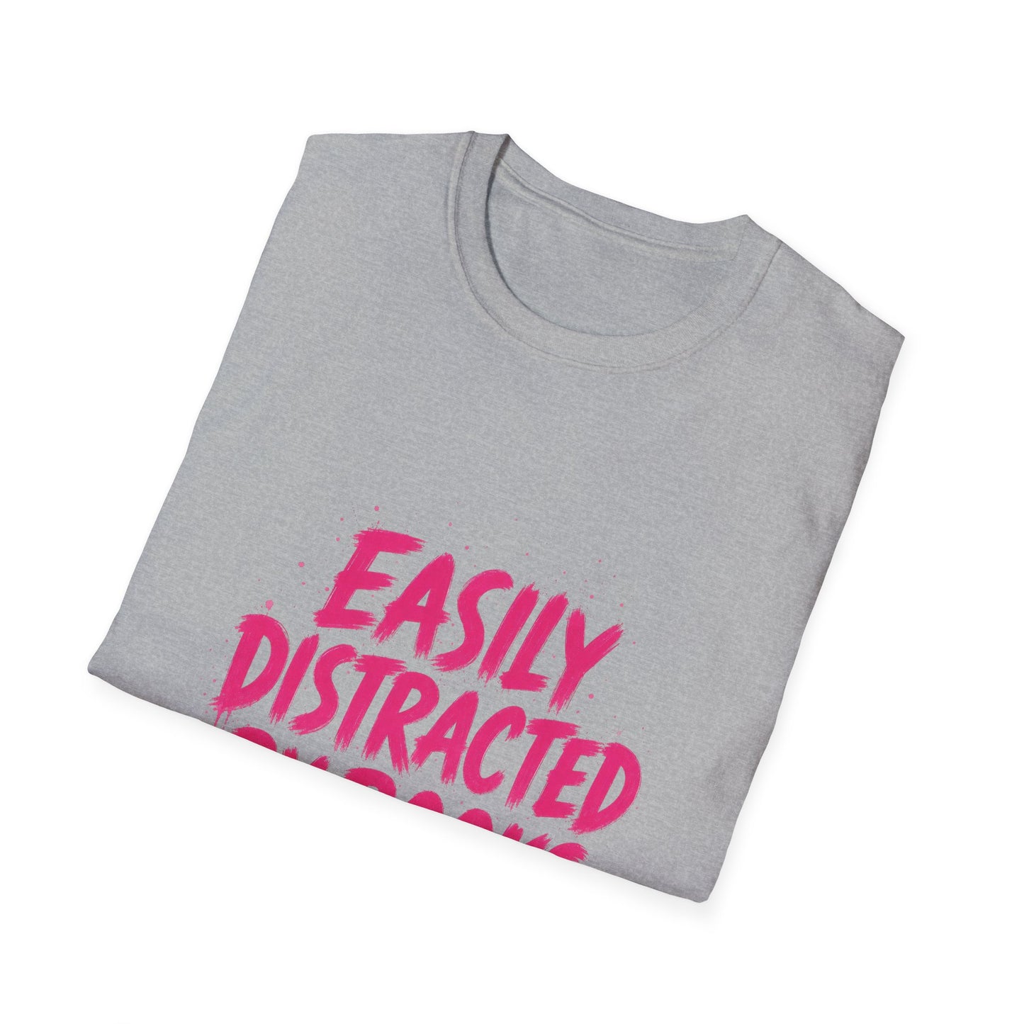 Lightweight Fabric - "Easily Distracted by Books" T‑Shirt
