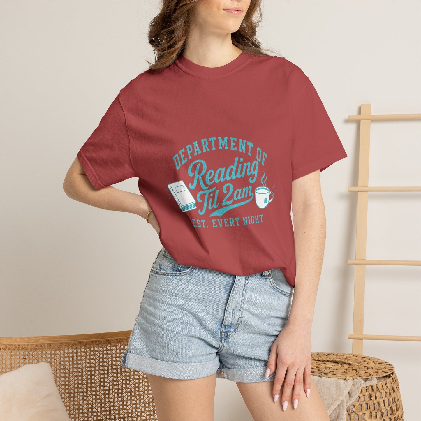 "Department of Reading 'Til 2AM: T-Shirt — Graphic Reading Tee
