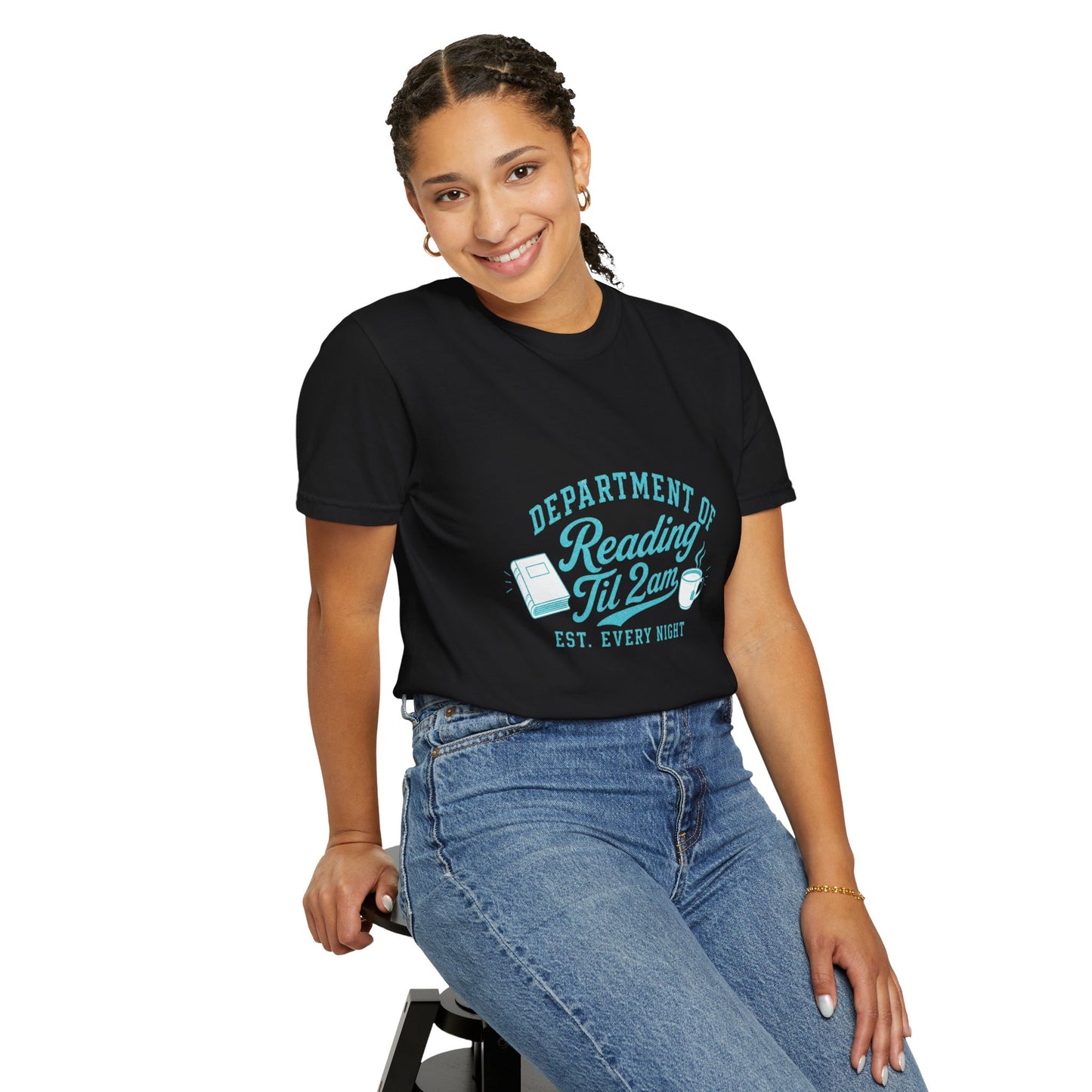 "Department of Reading 'Til 2AM: T-Shirt — Graphic Reading Tee