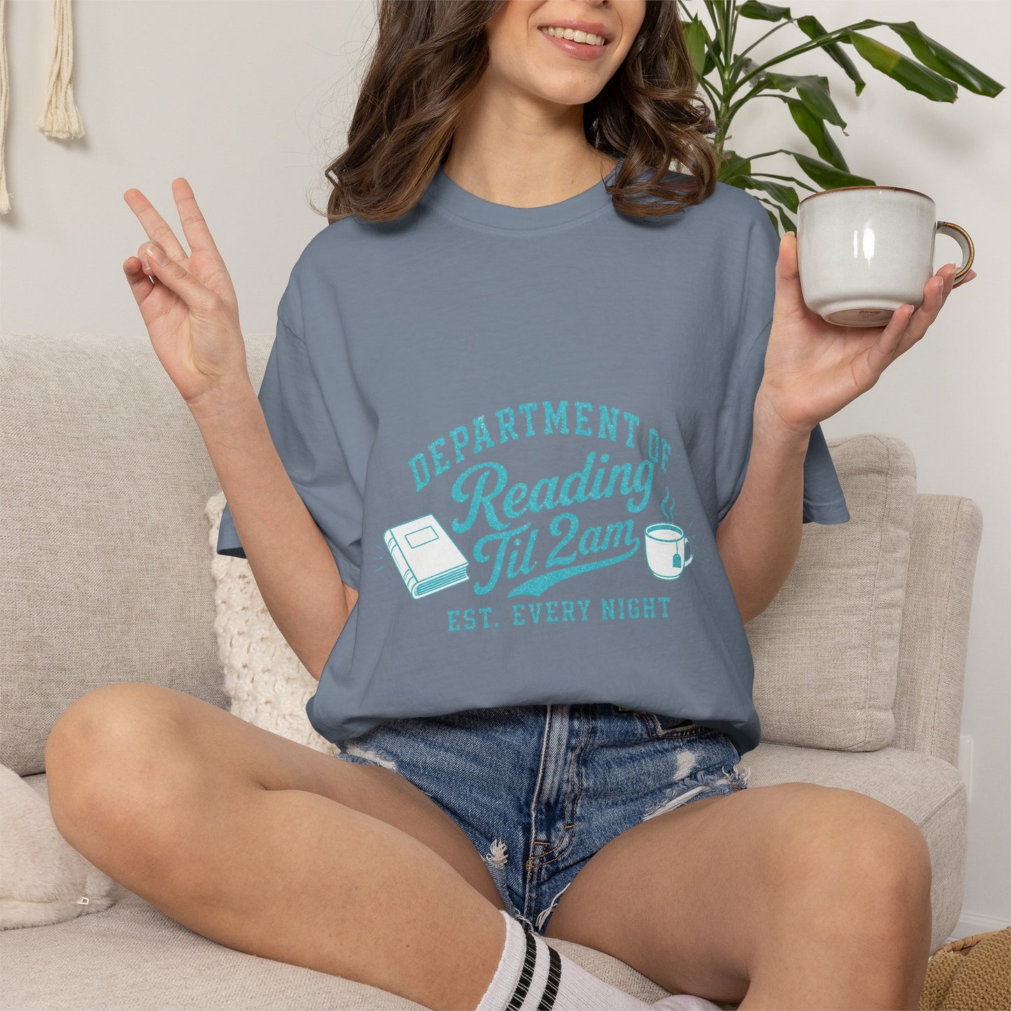 "Department of Reading 'Til 2AM: T-Shirt — Graphic Reading Tee