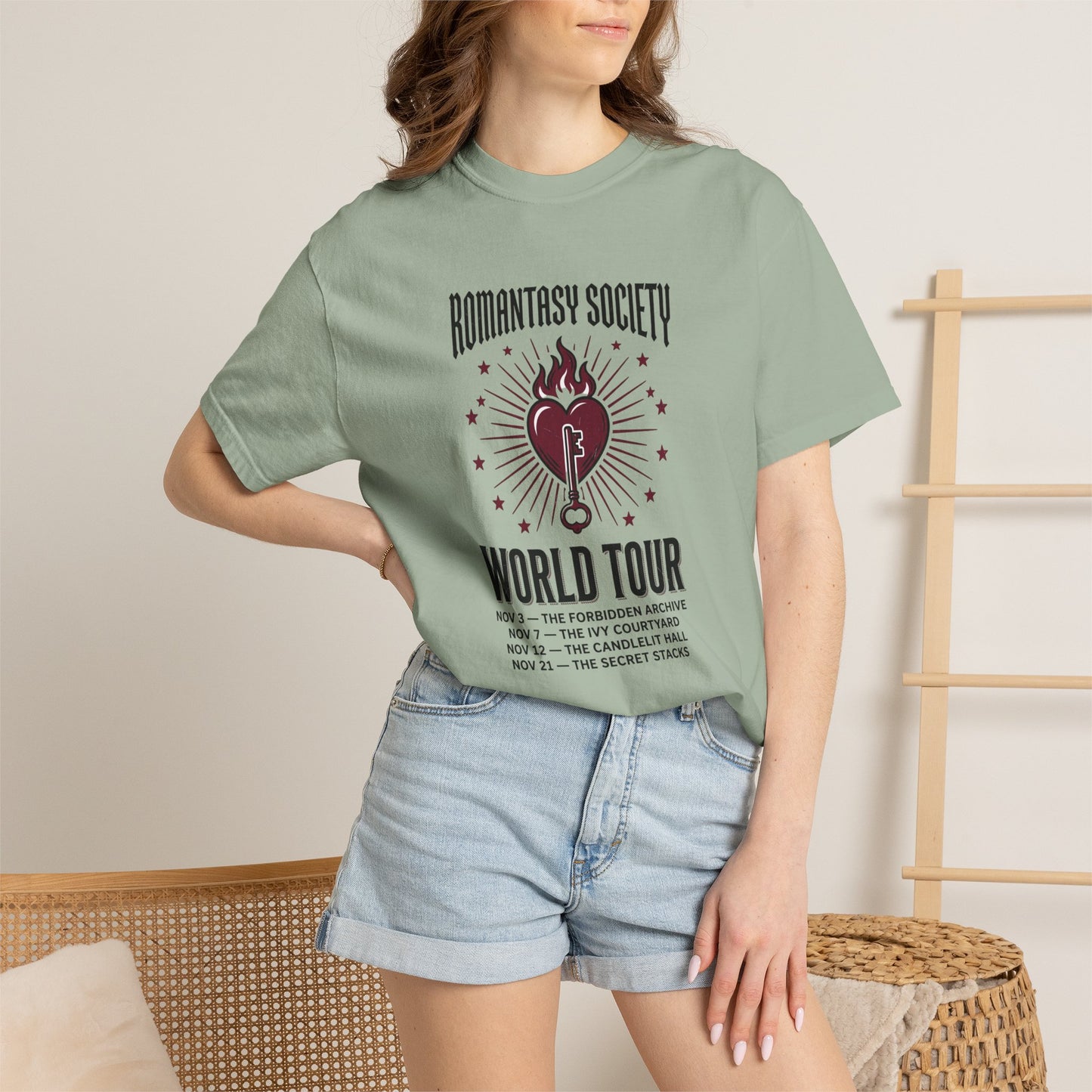 "Romantasy Society World Tour" Graphic T-Shirt
