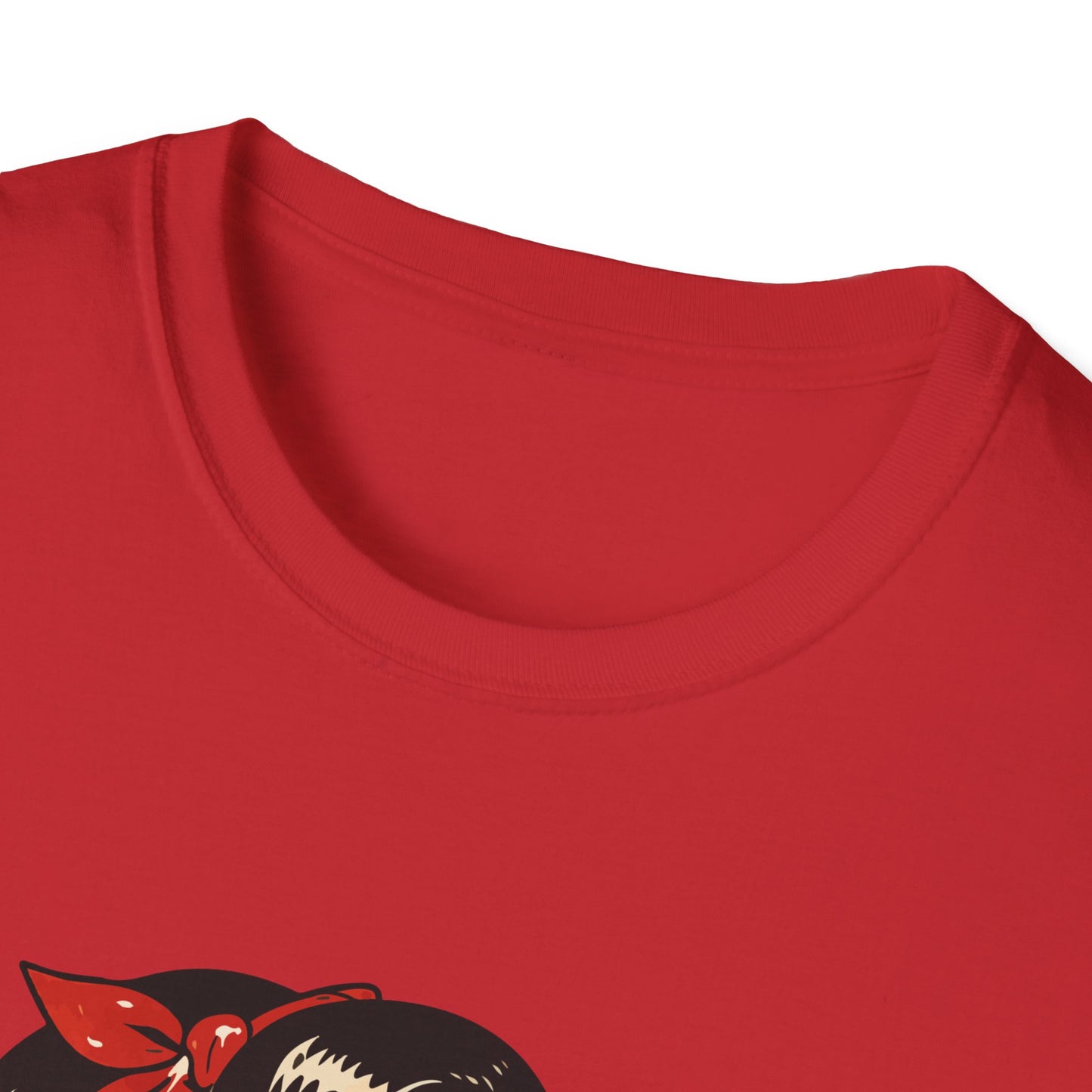 Lightweight Fabric - Vintage Pin-up Reading Tee — "Smutty Content" Graphic T-Shirt