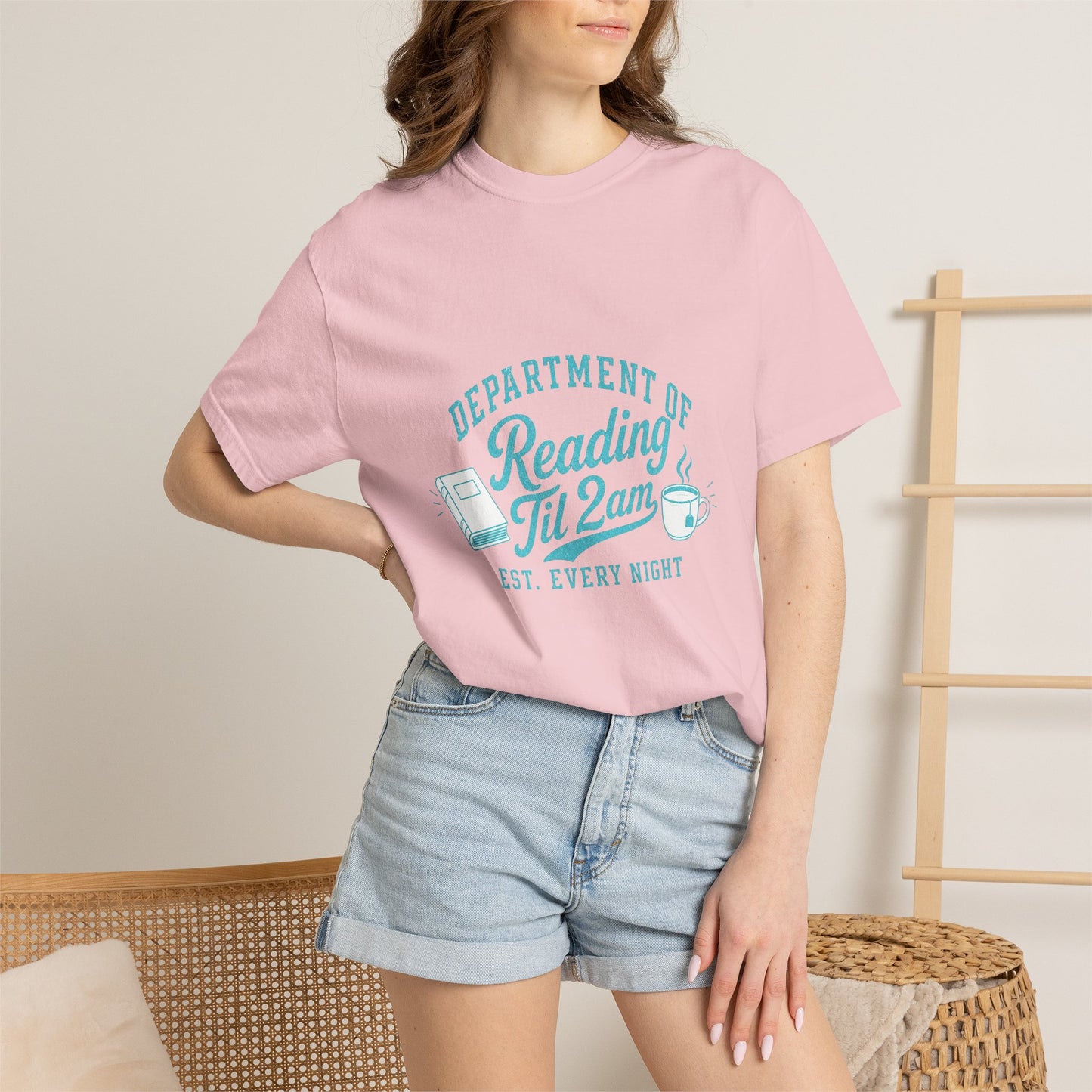 "Department of Reading 'Til 2AM: T-Shirt — Graphic Reading Tee