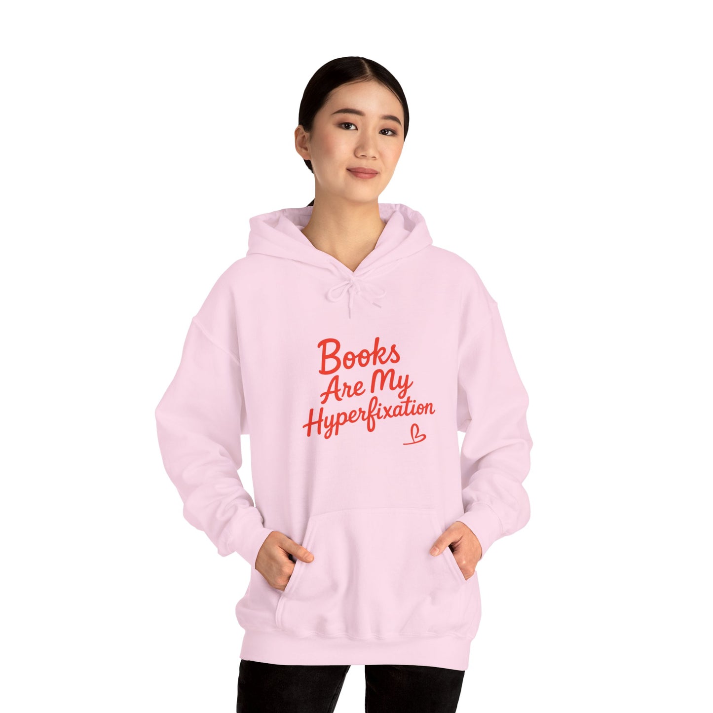 "Books Are My Hyperfixation" Neurospicy Bookish Hoodie