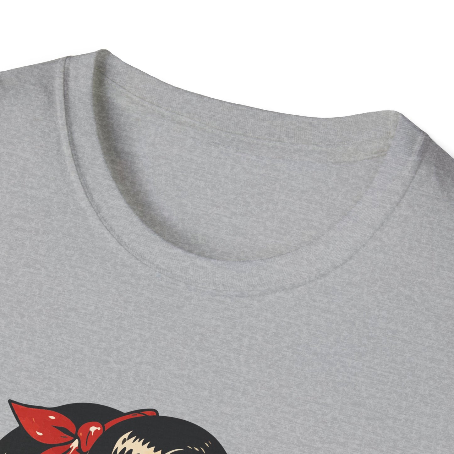 Lightweight Fabric - Vintage Pin-up Reading Tee — "Smutty Content" Graphic T-Shirt