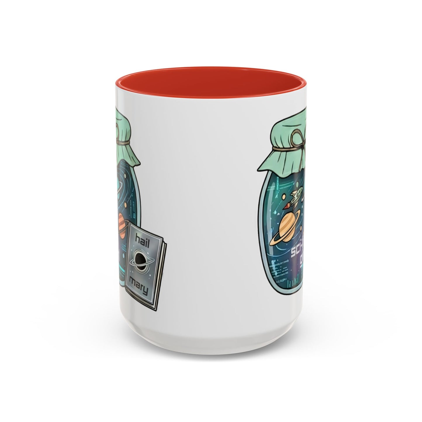 "Sci‑Fi Girl" JamJar Mug — Space Planets Accent Coffee Cup (11/15oz)