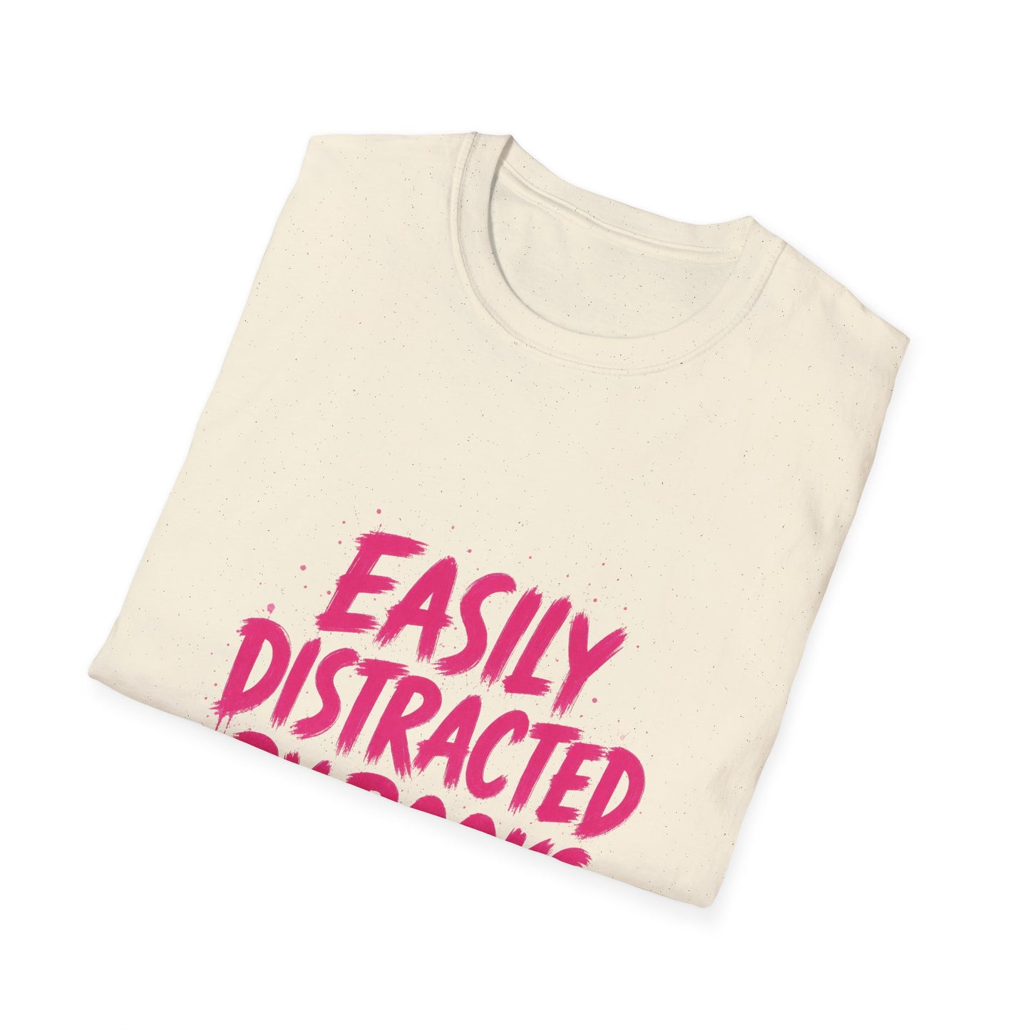 Lightweight Fabric - "Easily Distracted by Books" T‑Shirt