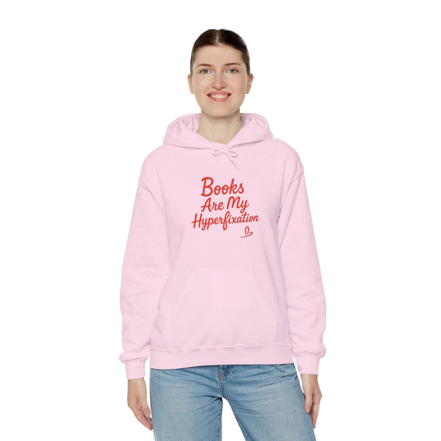 "Books Are My Hyperfixation" Neurospicy Bookish Hoodie