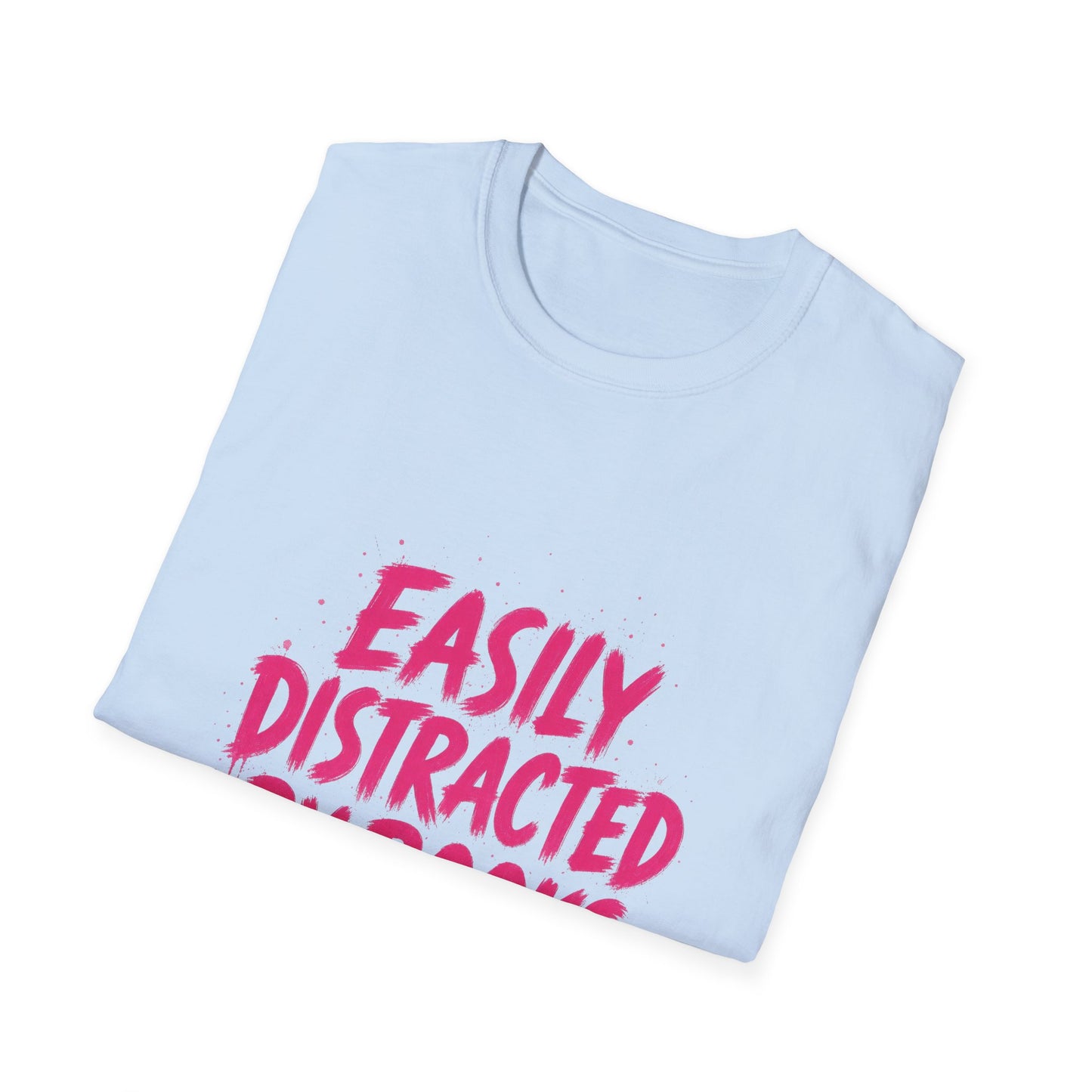 Lightweight Fabric - "Easily Distracted by Books" T‑Shirt