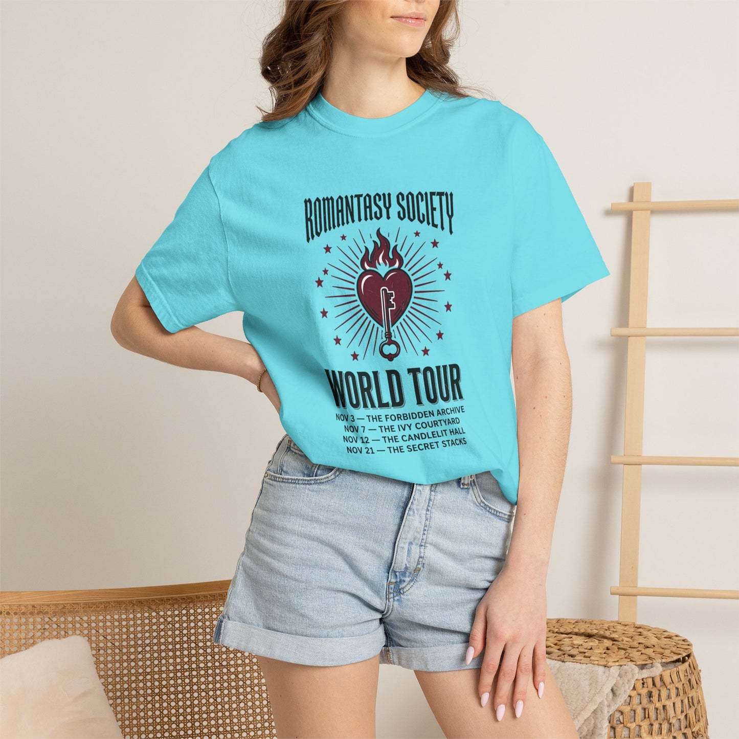"Romantasy Society World Tour" Graphic T-Shirt