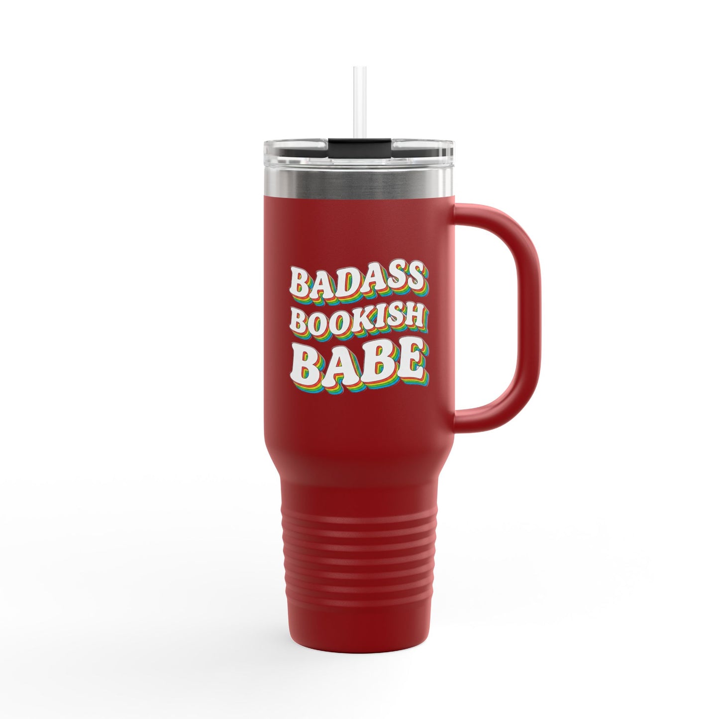 "Badass Bookish Babe" 40oz Insulated Travel Mug
