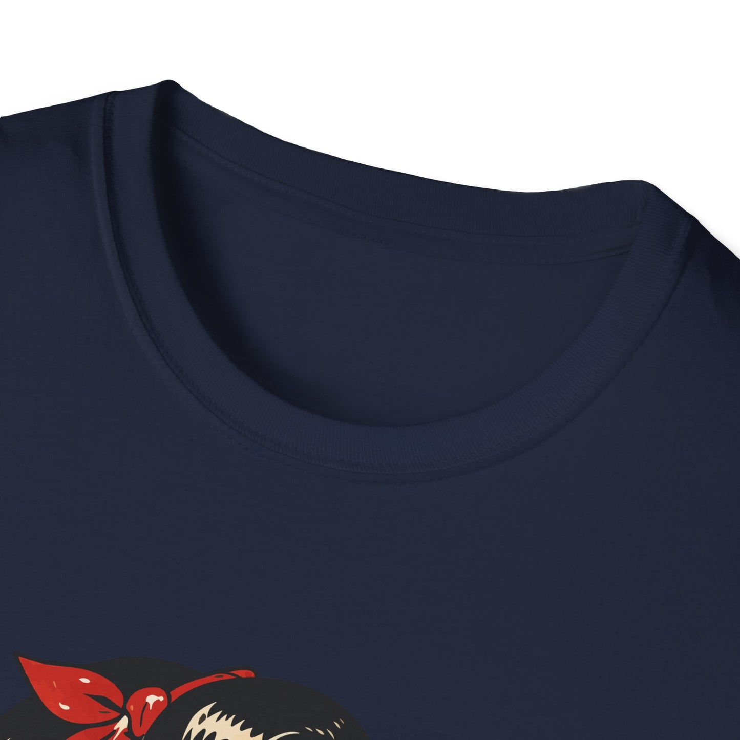 Lightweight Fabric - Vintage Pin-up Reading Tee — "Smutty Content" Graphic T-Shirt