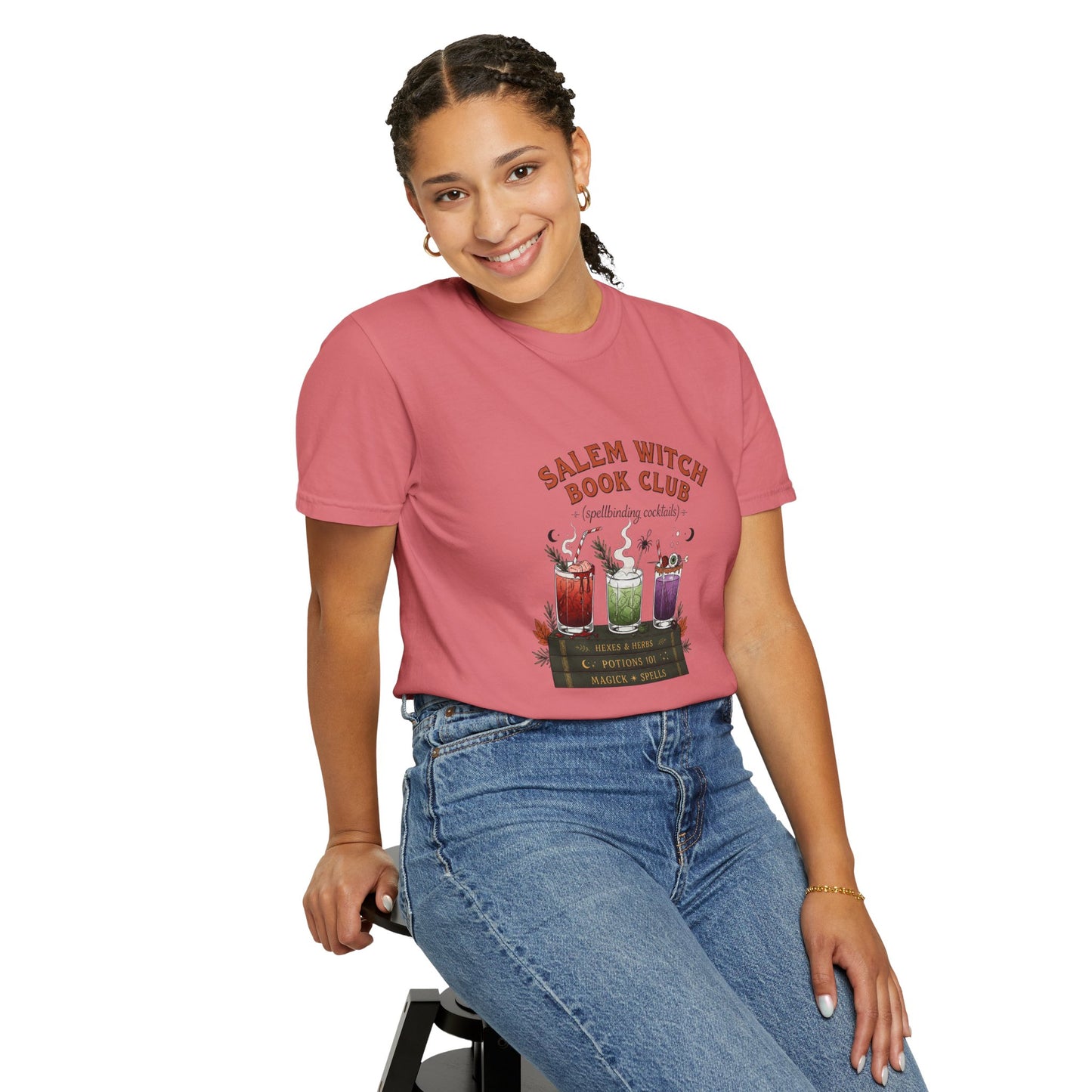 "Salem Witch Book Club" T-Shirt — Whimsical Witchy Reading Tee