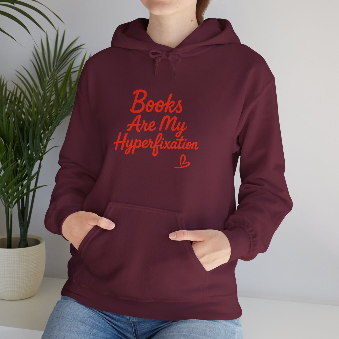 "Books Are My Hyperfixation" Neurospicy Bookish Hoodie